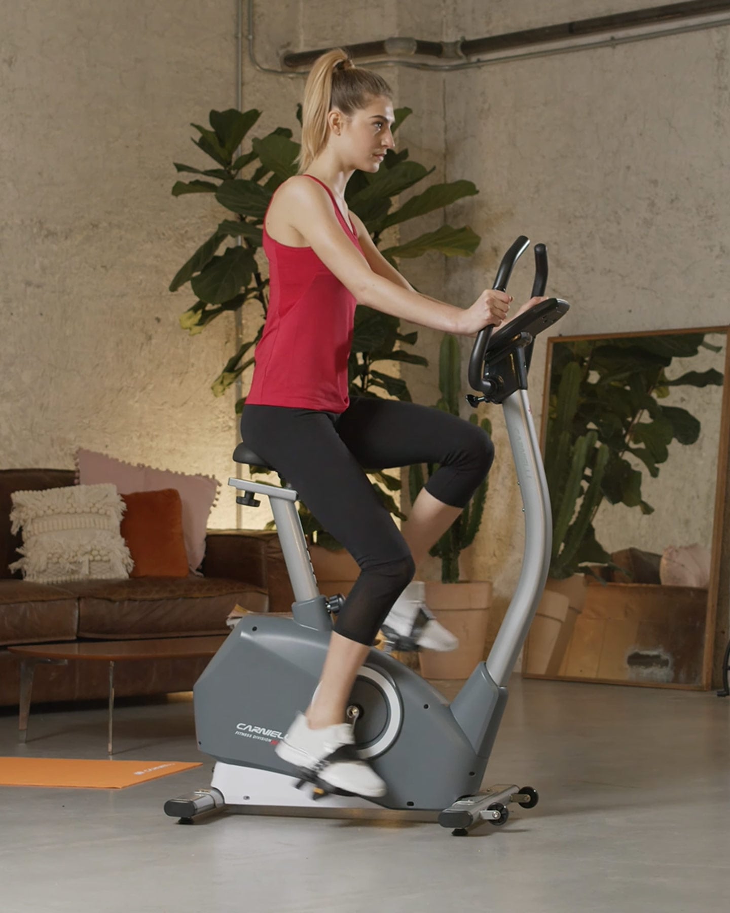 Cyclette CARNIELLI X-15 - Grigio - 2 | Cisalfa Sport