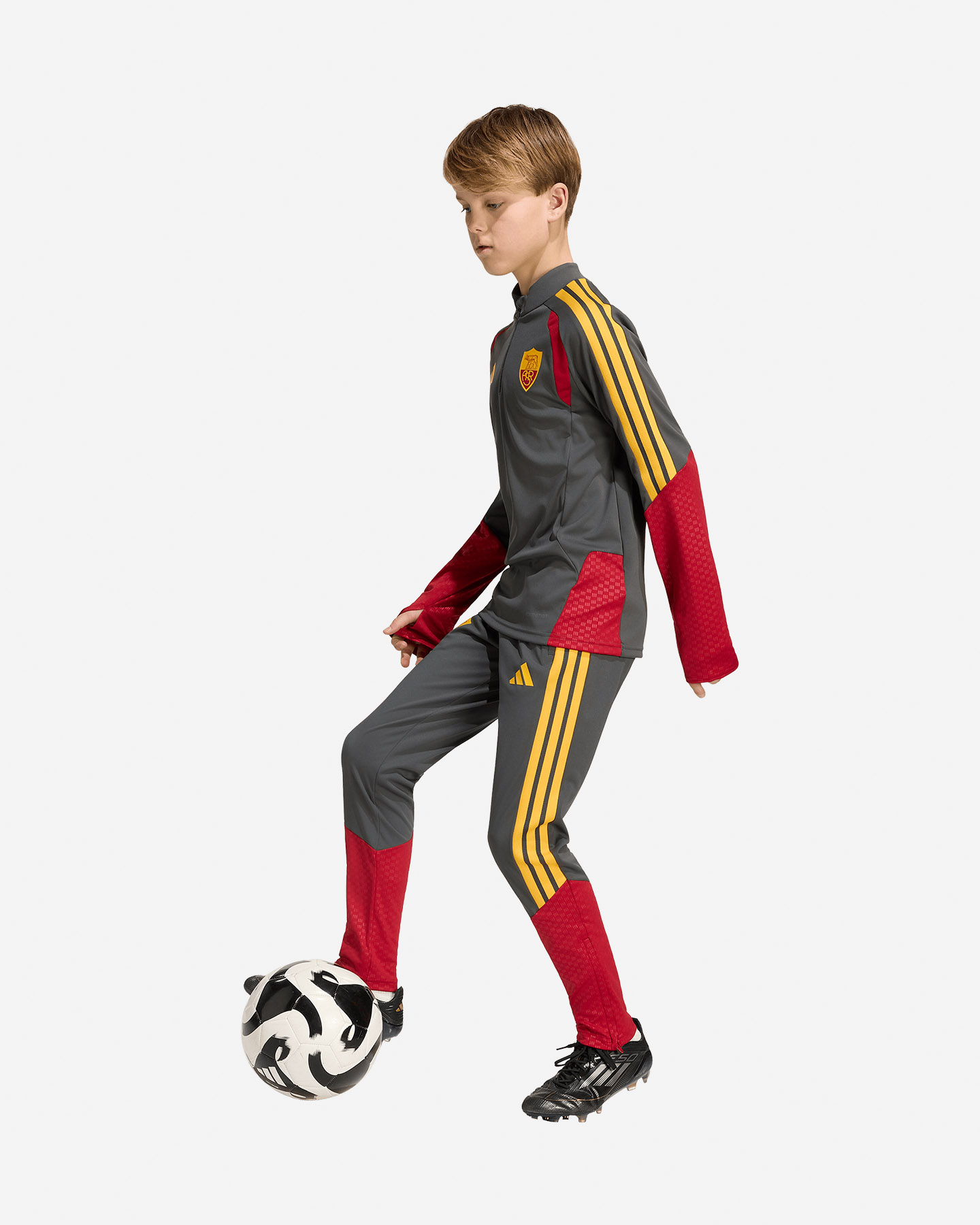 Abbigliamento calcio ufficiale ADIDAS AS ROMA TIRO26 COMPETITION TRAINING 26-27 JR - Verde - 2 | Cisalfa Sport