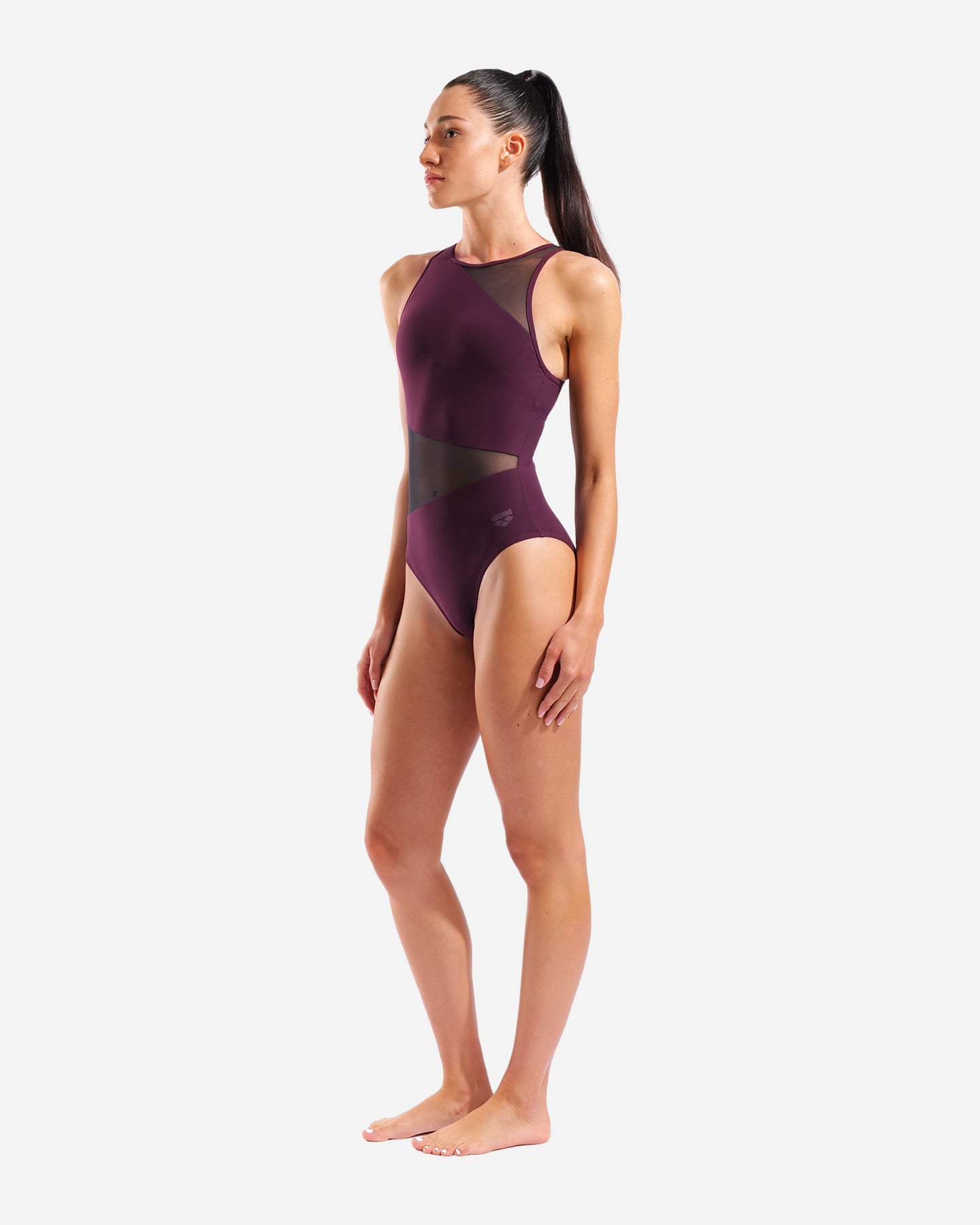 Costume piscina ARENA MESH ANGLE W - Rosso - 2 | Cisalfa Sport