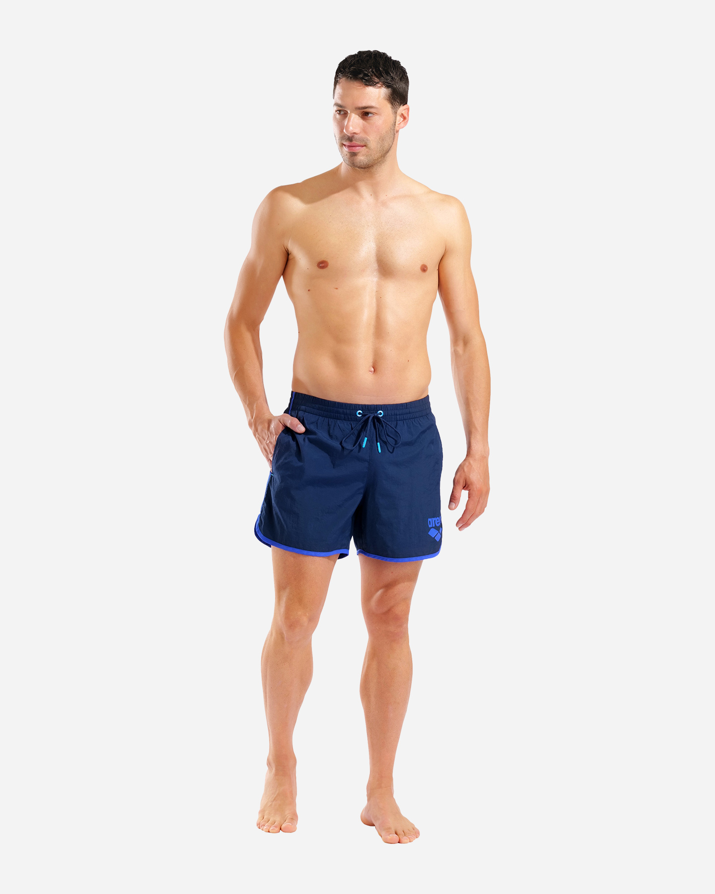 Boxer mare ARENA BIG LOGO M - Blu - 2 | Cisalfa Sport