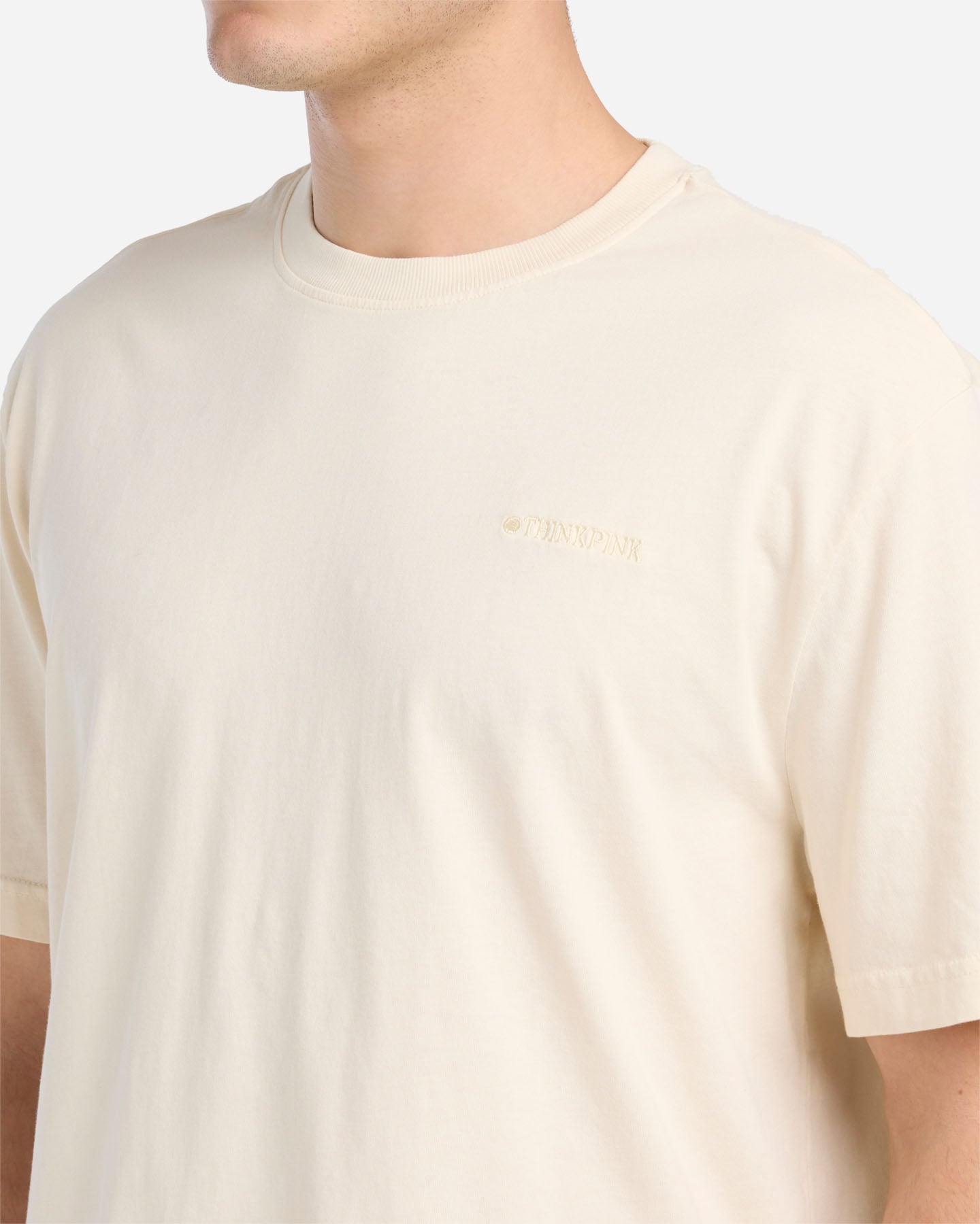T-shirt THINK PINK GOPCORE M - Beige - 5 | Cisalfa Sport