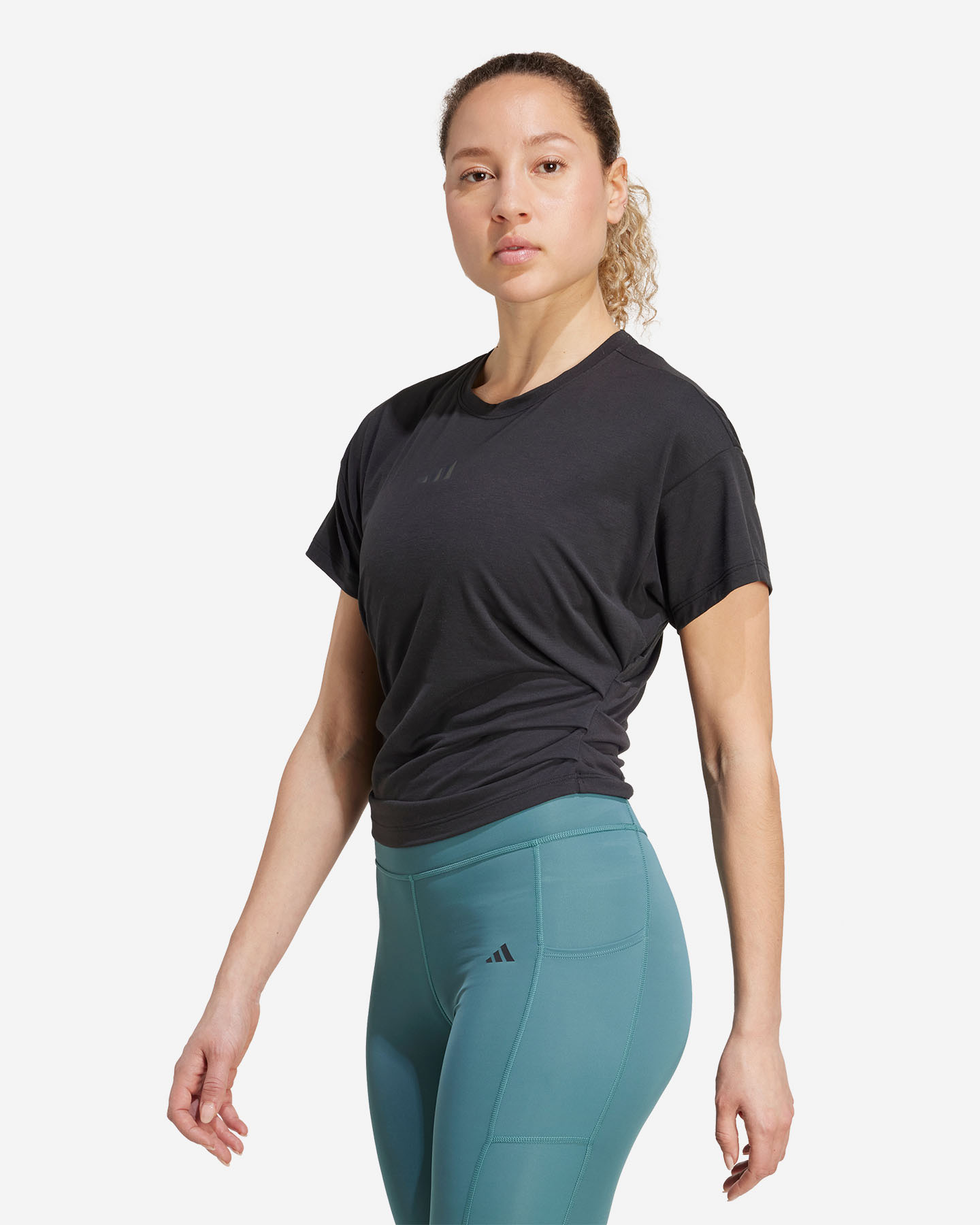 T-shirt training ADIDAS POWER CROP W - Nero - 1 | Cisalfa Sport