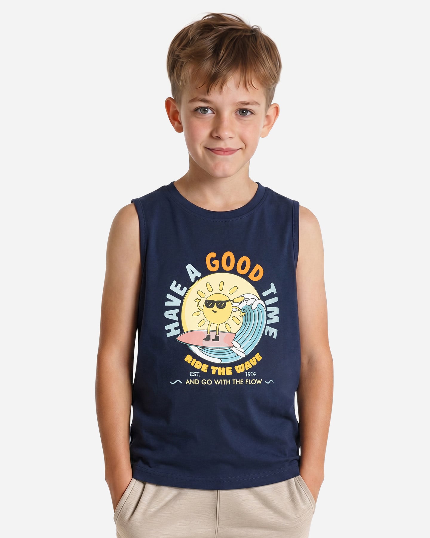 T-shirt ADMIRAL ESSENTIAL MOOD JR - Blu - 2 | Cisalfa Sport