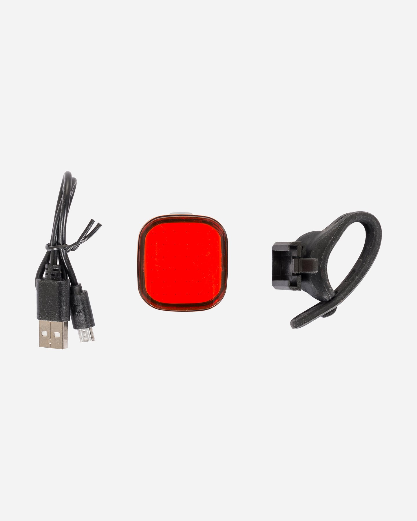 Fanale bici CARNIELLI B-RACE BRIGHT RICARICABILE USB POSTERIORE - Rosso - 1 | Cisalfa Sport