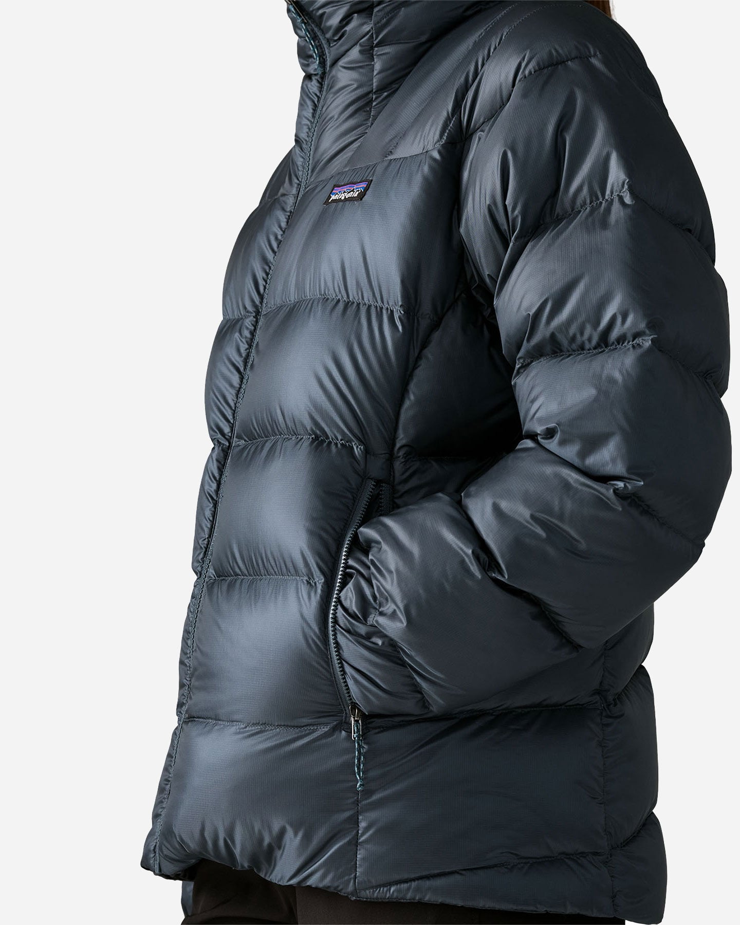Piumino PATAGONIA FITZ ROY DOWN W - Blu - 3 | Cisalfa Sport