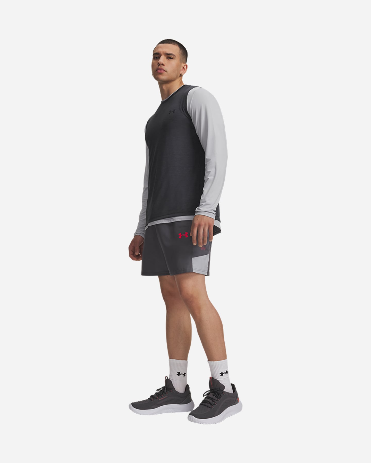 Pantalone training UNDER ARMOUR TECH UTILITY M - Grigio - 2 | Cisalfa Sport