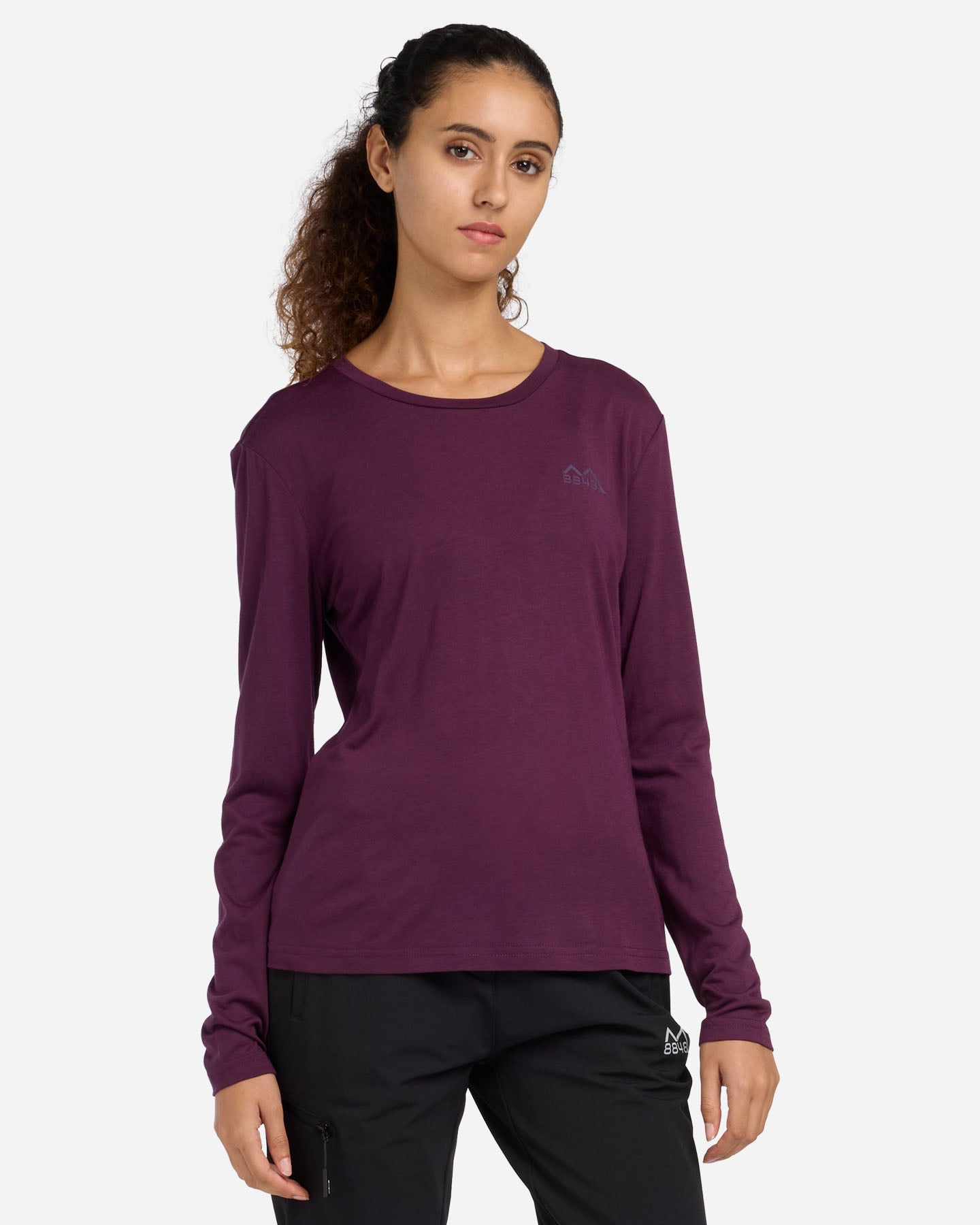 T-shirt 8848 MERINO W - Viola - 1 | Cisalfa Sport