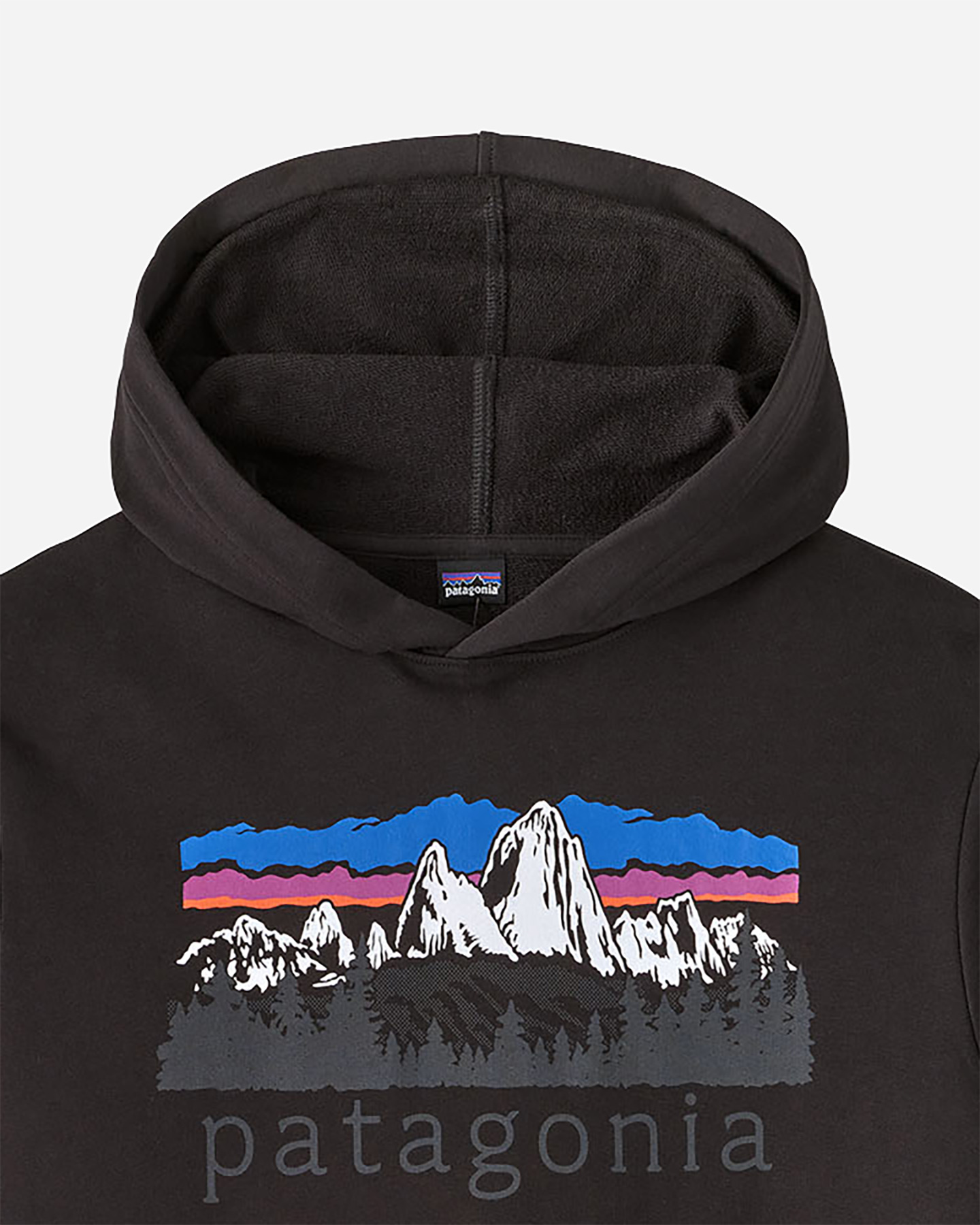 Felpa PATAGONIA FITZ ROY FOOTHILLS DAILY M - Nero - 1 | Cisalfa Sport