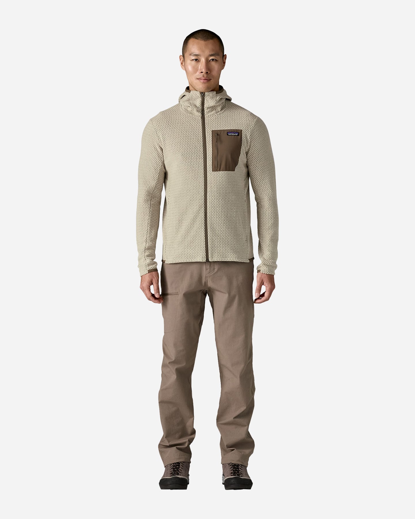 Pile PATAGONIA R1 AIR M - Beige - 4 | Cisalfa Sport