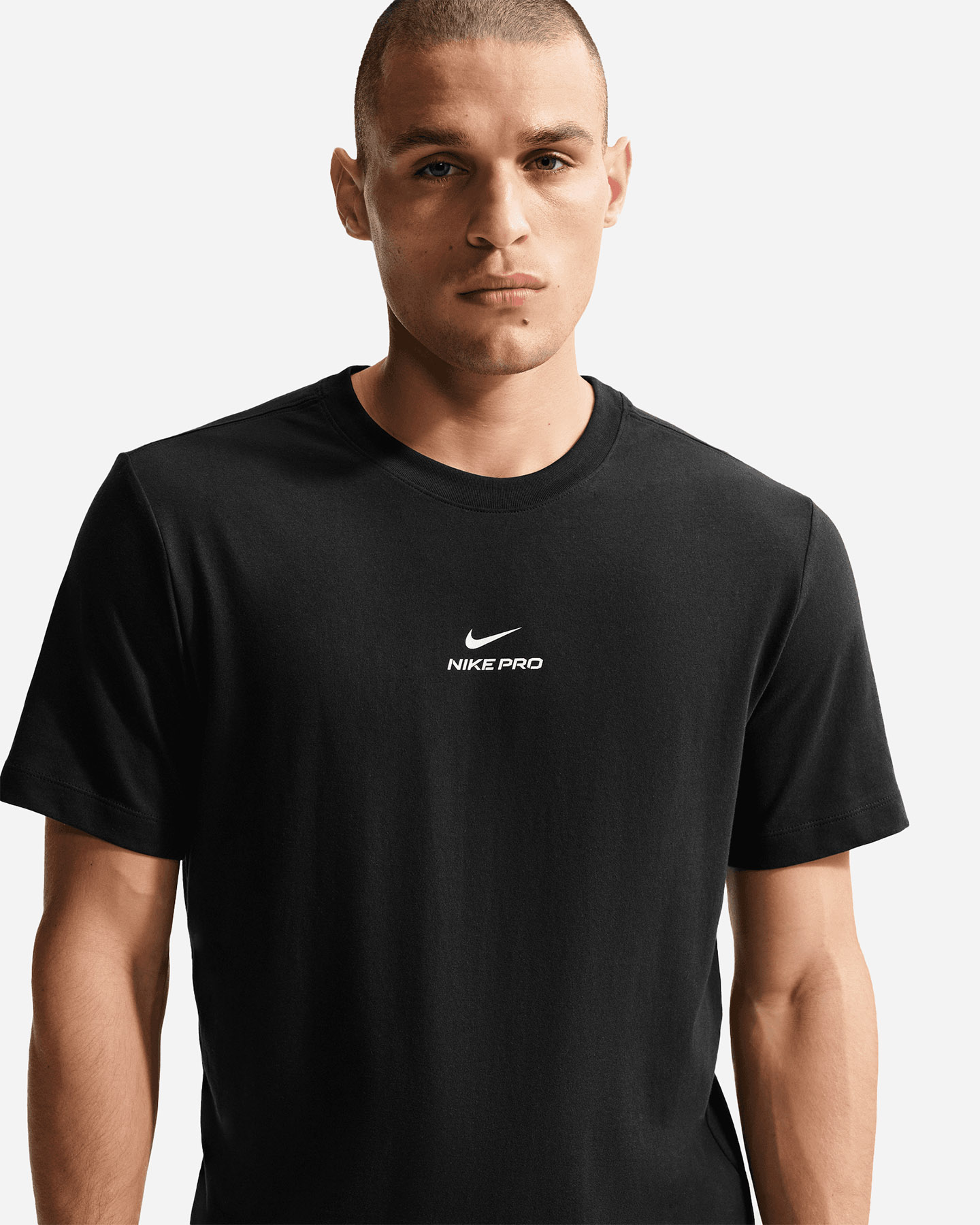 T-shirt training NIKE DRI FIT PRO M - Nero - 3 | Cisalfa Sport