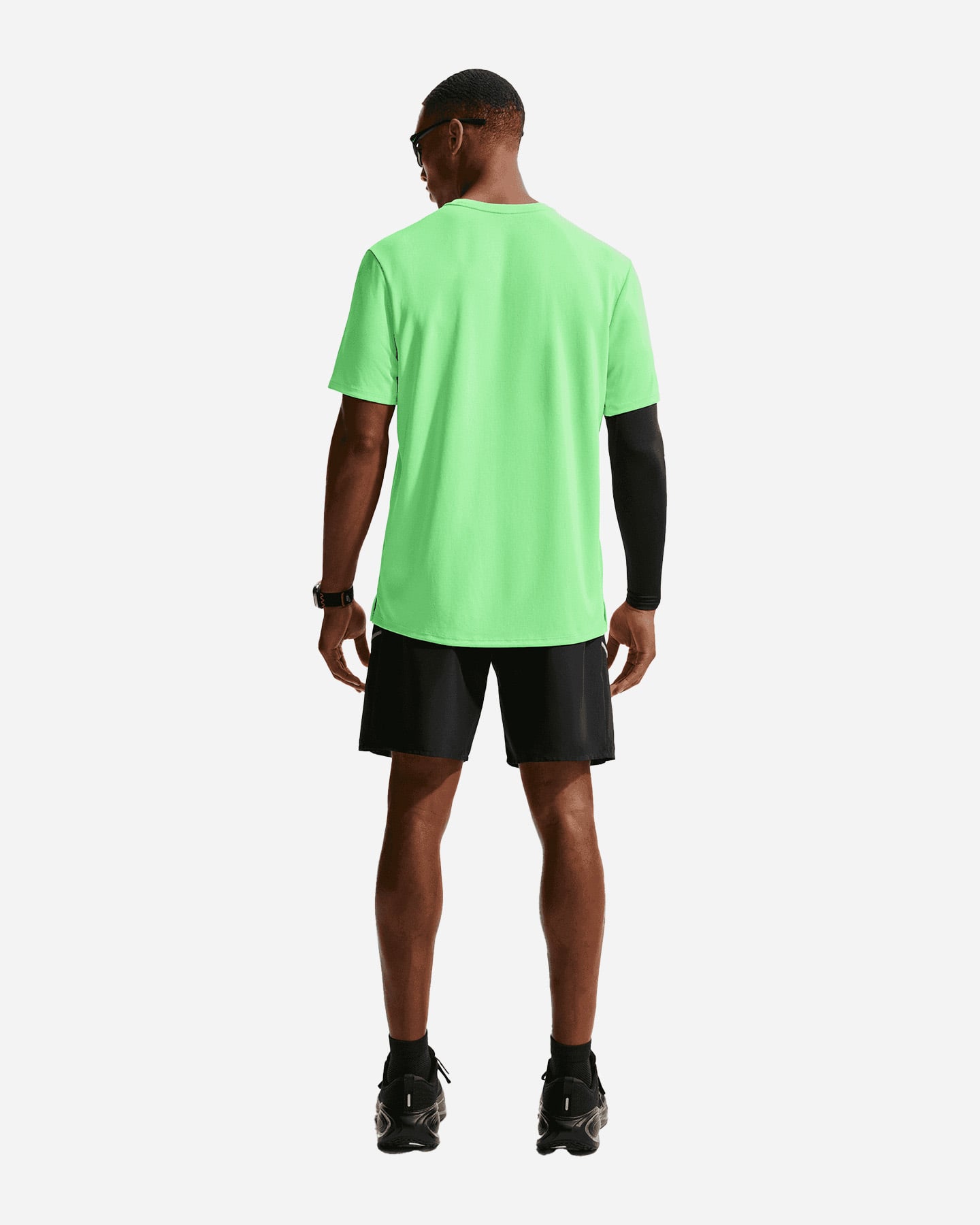 T-shirt running NIKE MILER M - Verde - 2 | Cisalfa Sport