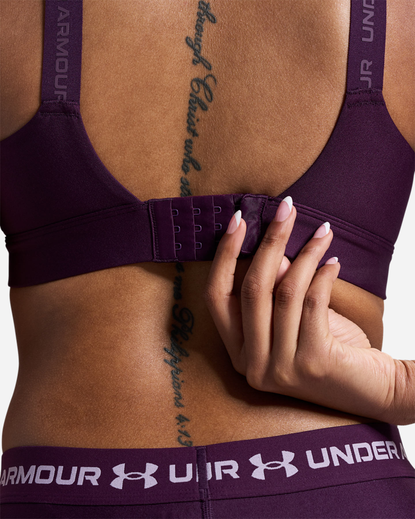 Bra training UNDER ARMOUR INFINITY 2.0 HIGH W - Viola - 5 | Cisalfa Sport
