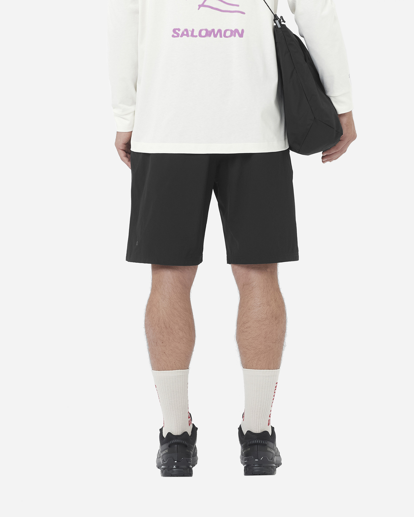 Pantaloncini SALOMON WAYFARER 2.0 M - Nero - 2 | Cisalfa Sport