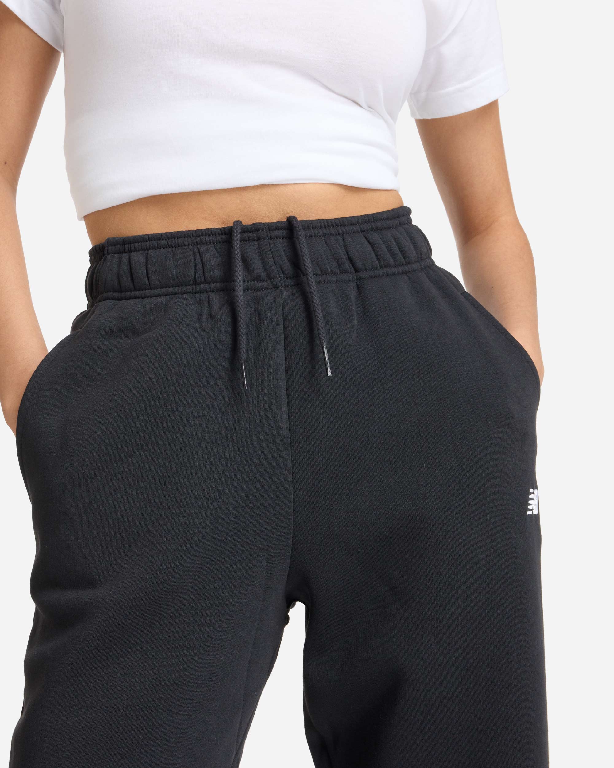 Pantalone training NEW BALANCE CLASSIC W - Nero - 4 | Cisalfa Sport