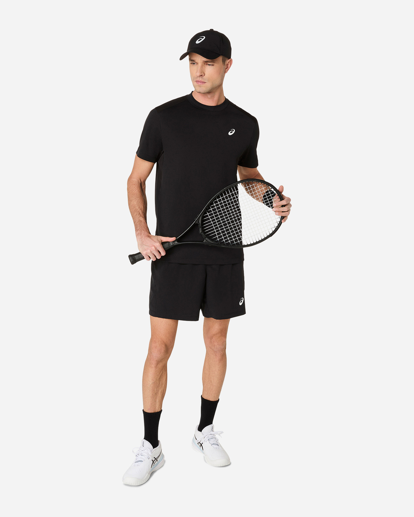T-shirt tennis ASICS COURT M - Nero - 4 | Cisalfa Sport
