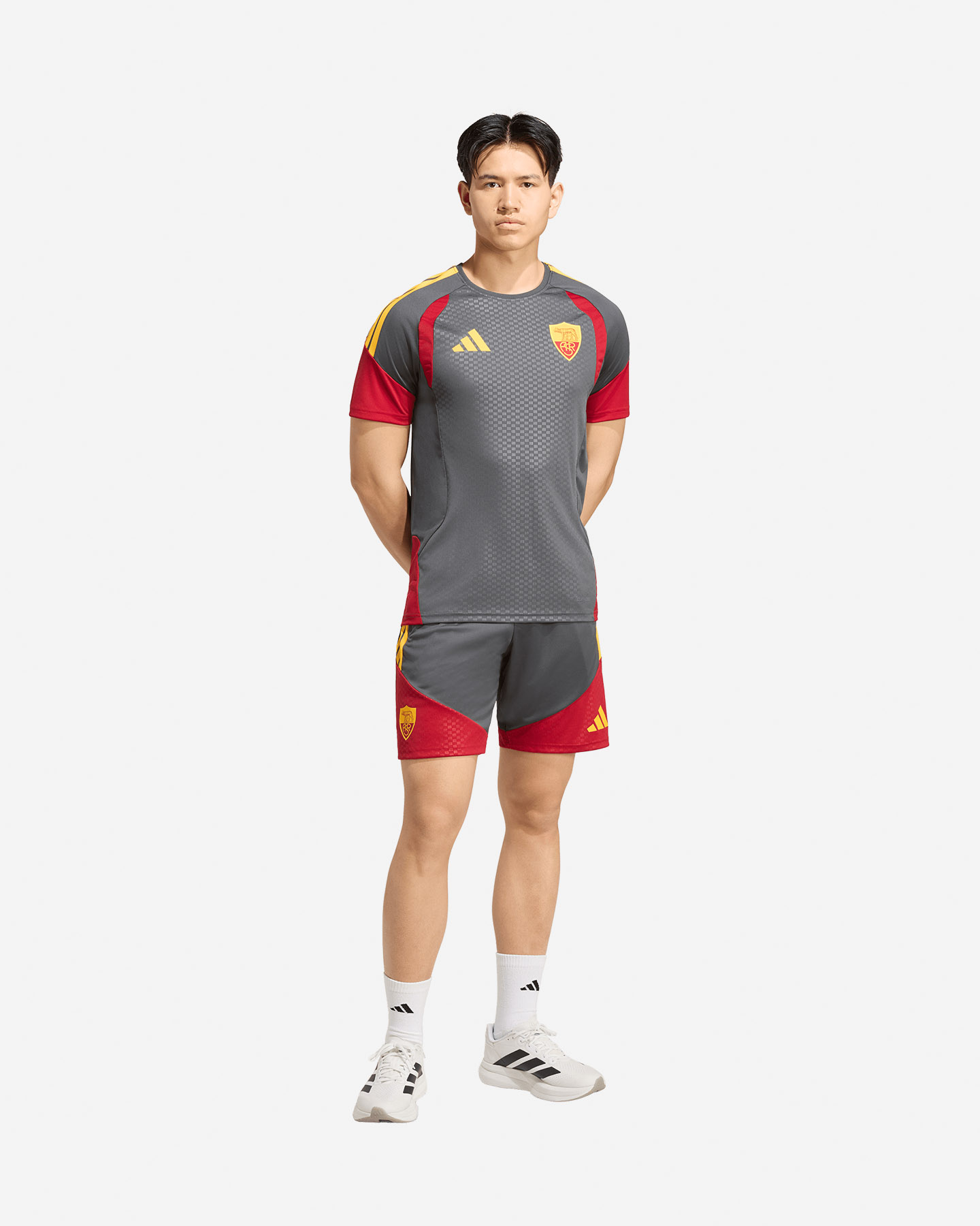 Abbigliamento calcio ufficiale ADIDAS AS ROMA TIRO26 COMPETITION TRAINING 26-27 M - Verde - 4 | Cisalfa Sport