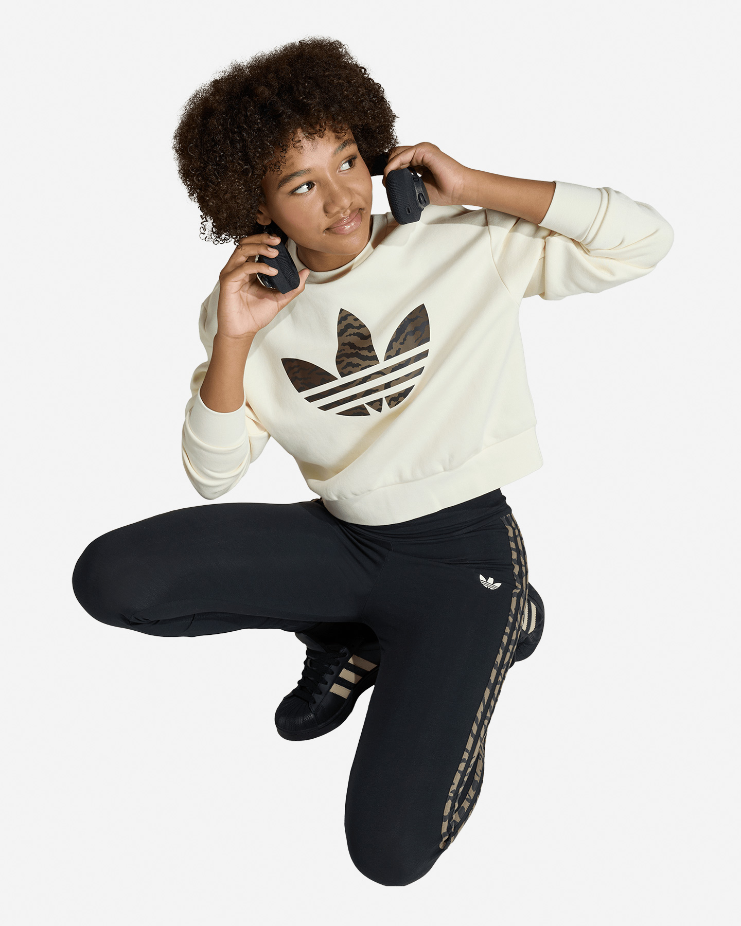 Leggings ADIDAS 3STRIPES JR - Nero - 3 | Cisalfa Sport