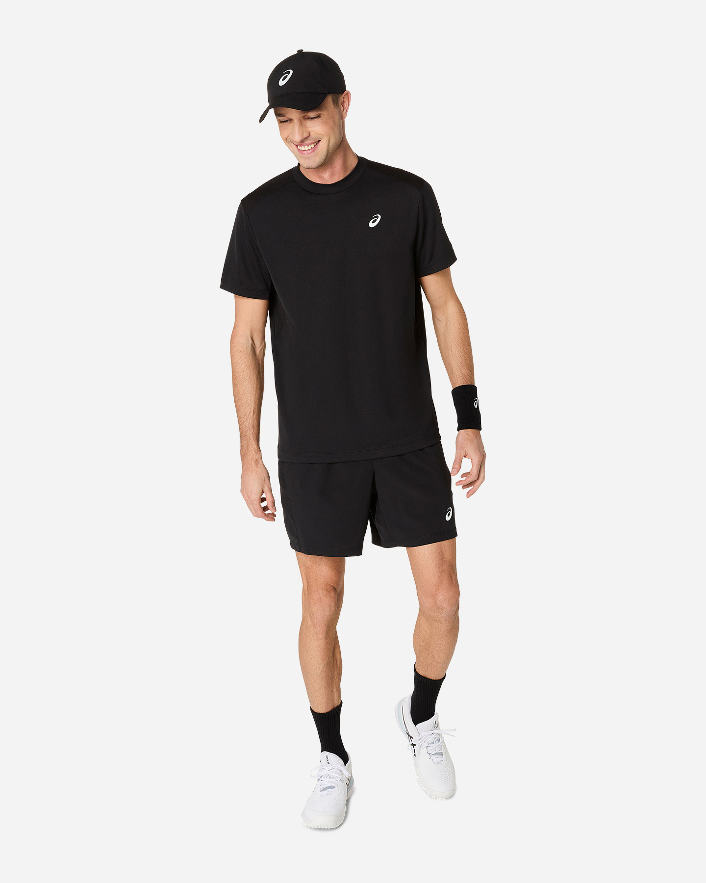T-shirt tennis ASICS COURT M - Nero - 3 | Cisalfa Sport