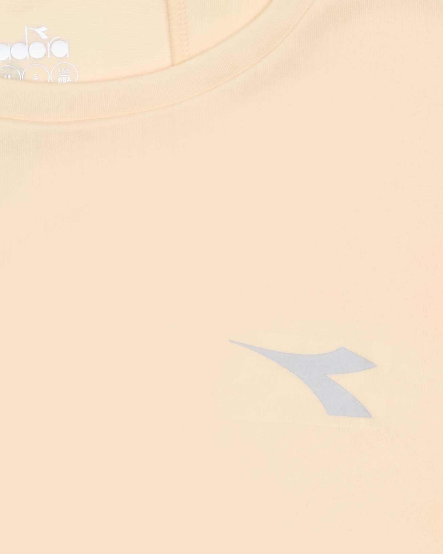 T-shirt tennis DIADORA COURT W - Beige - 2 | Cisalfa Sport
