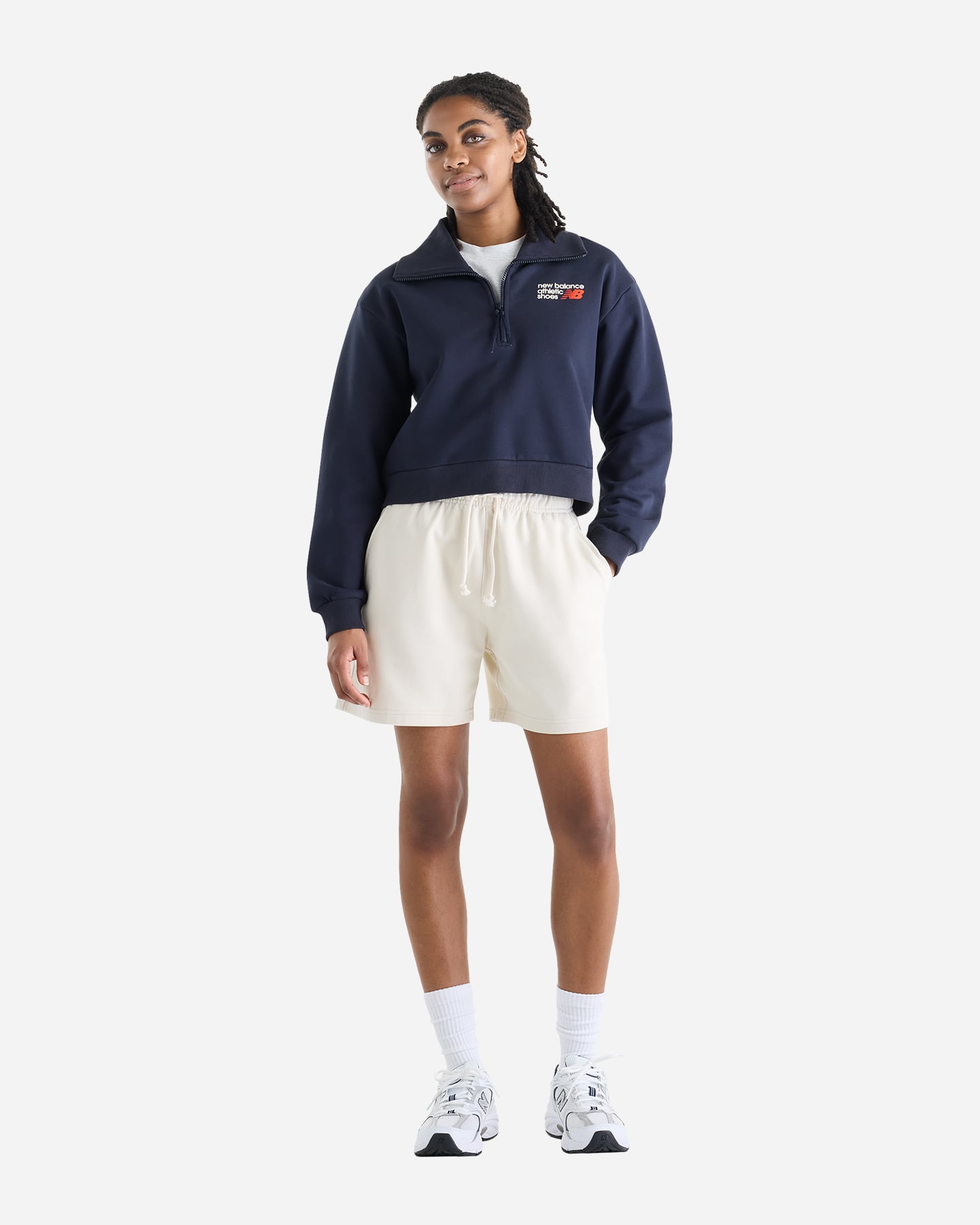 Polo NEW BALANCE ATHLETIC SMALL LOGO W - Blu - 2 | Cisalfa Sport