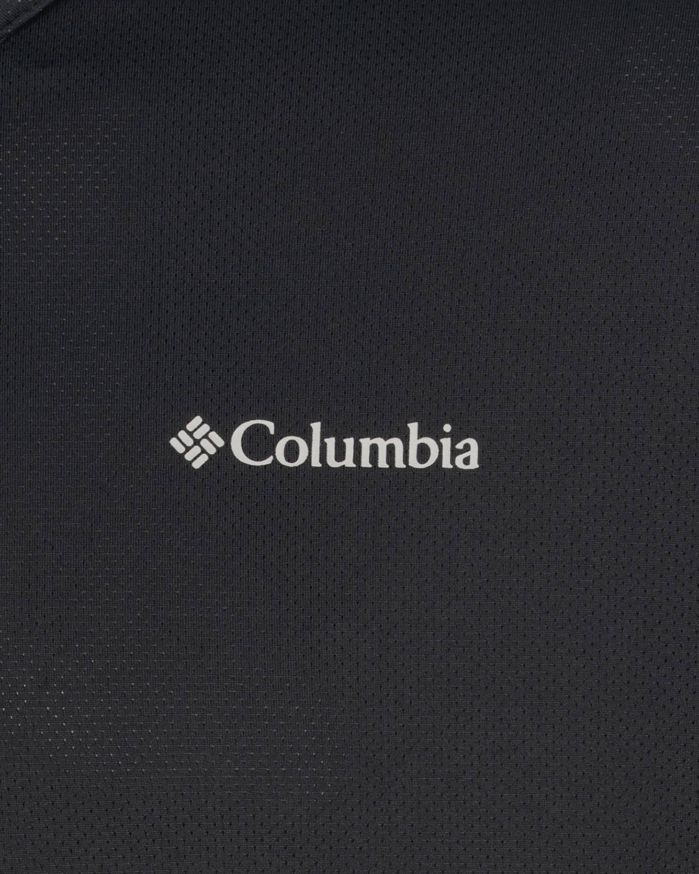 T-shirt COLUMBIA TECH TRAIL UTILITY M - Nero - 2 | Cisalfa Sport