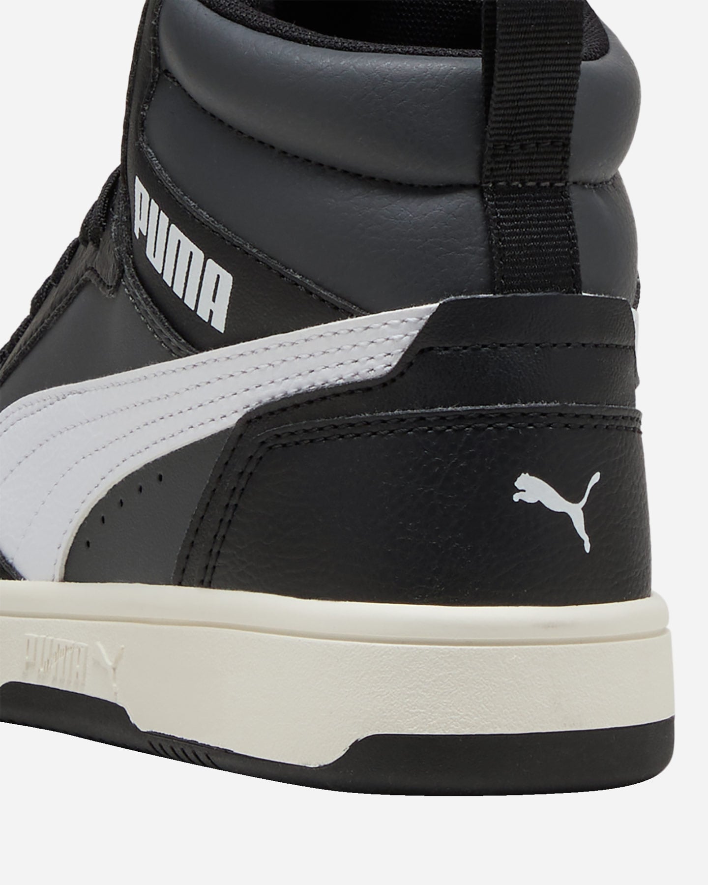 Scarpe sneakers PUMA REBOUND V6 MID GS JR - Grigio - 5 | Cisalfa Sport