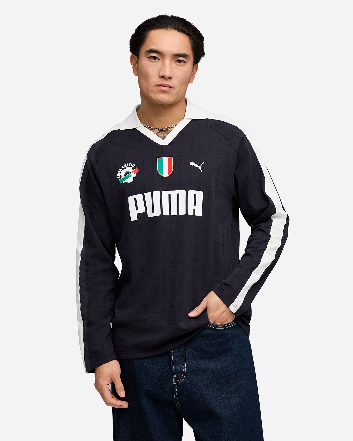Maglia calcio PUMA LEGA CALCIO N 9 M - Blu Navy - 3 | Cisalfa Sport