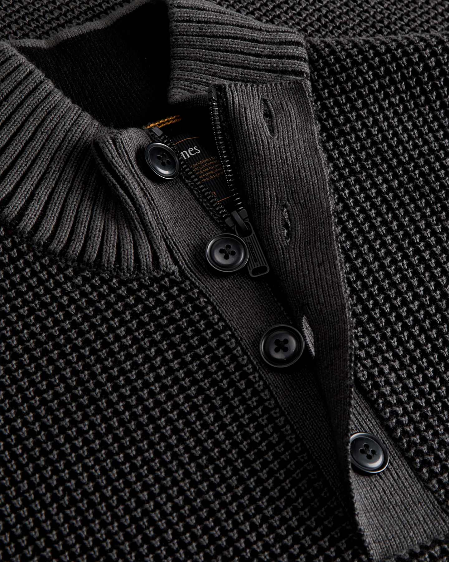 Maglione JACK & JONES ELIAS M - Nero - 4 | Cisalfa Sport
