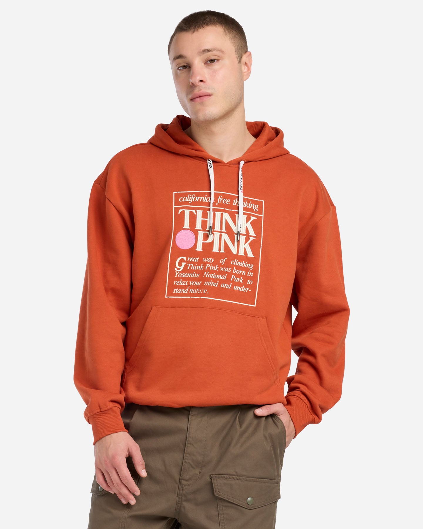 Felpa THINK PINK PORTALOGO M - Rosso - 1 | Cisalfa Sport