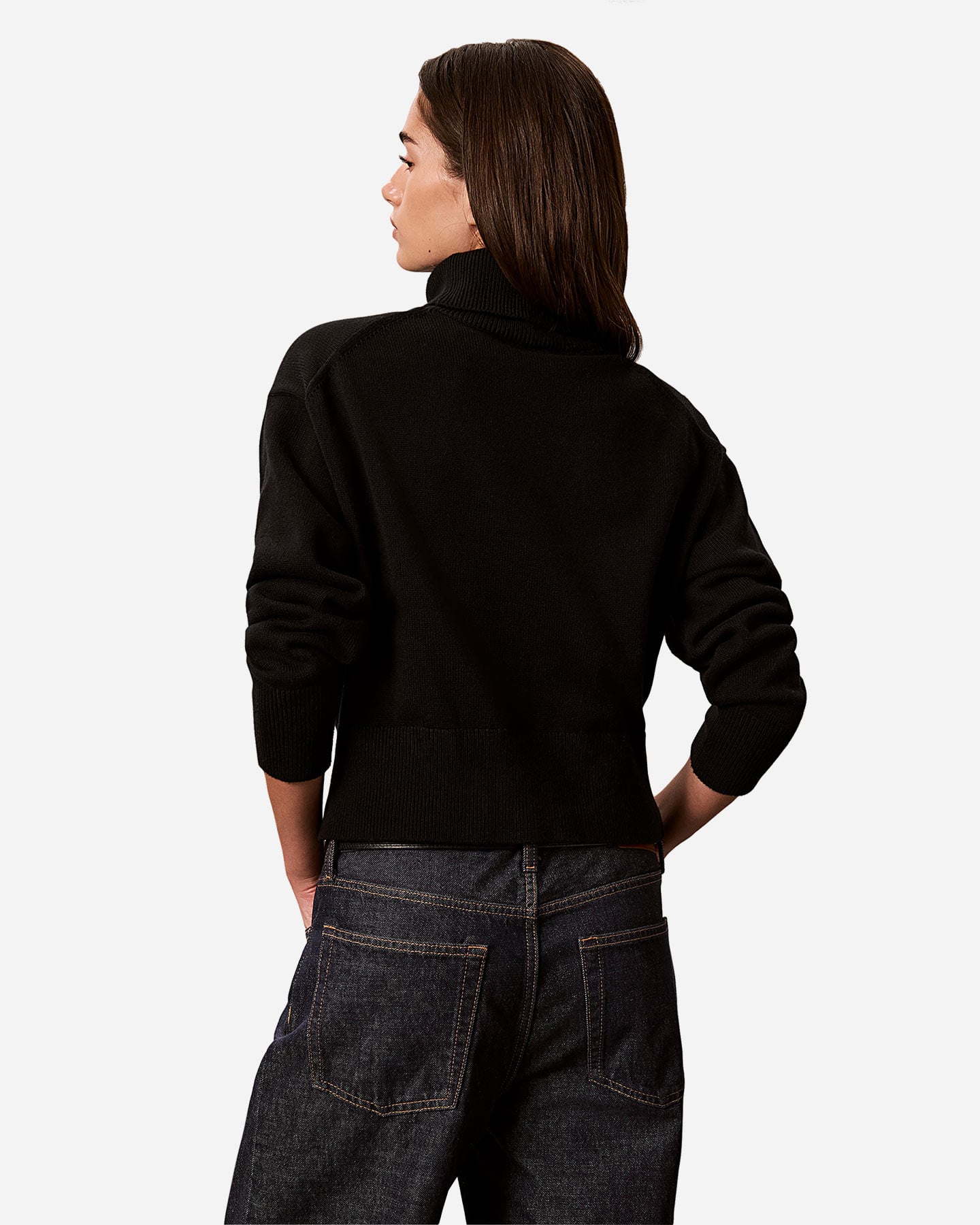 Maglione CALVIN KLEIN JEANS CLASSIC W - Nero - 2 | Cisalfa Sport
