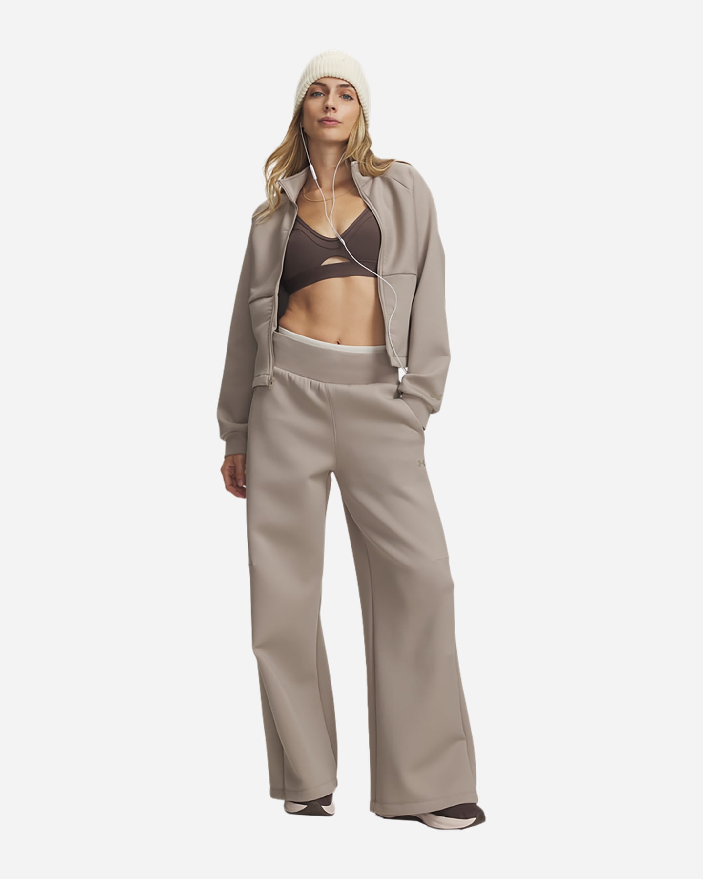 Pantalone UNDER ARMOUR UNSTOPPABLE W - Bianco - 3 | Cisalfa Sport