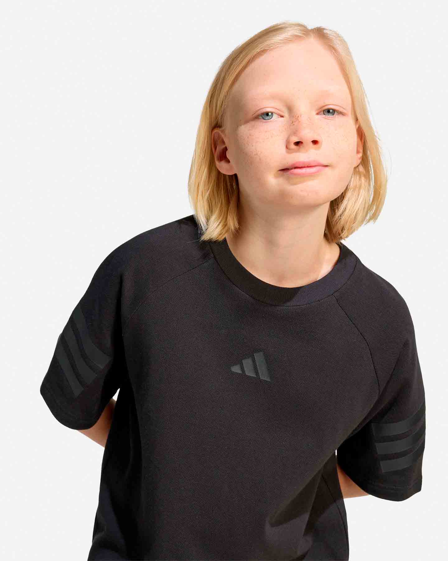 T-shirt ADIDAS FUTURE ICONS 3STRIPES JR - Nero - 4 | Cisalfa Sport