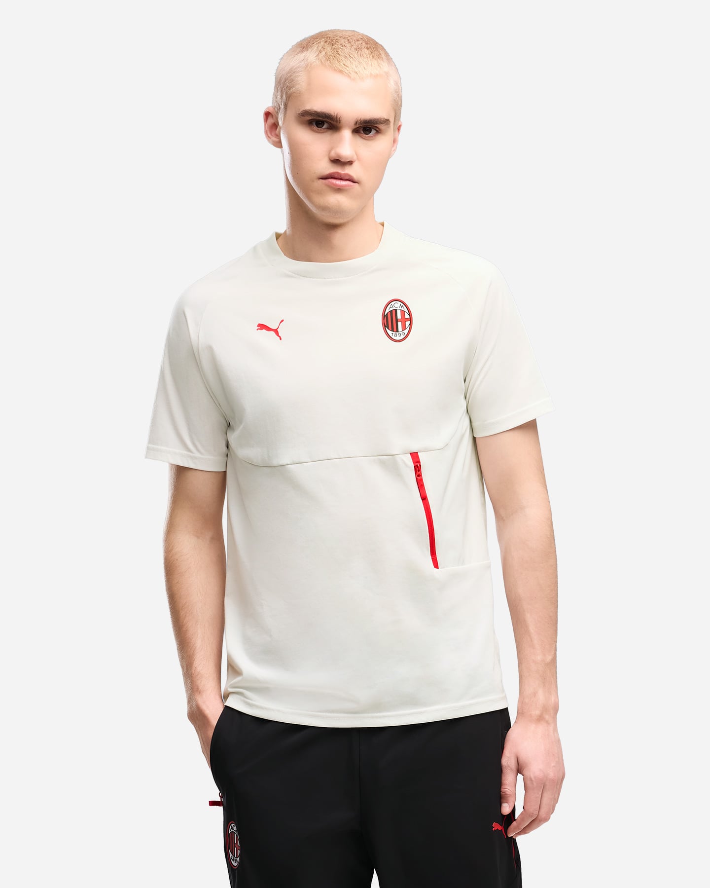 Abbigliamento calcio ufficiale PUMA AC MILAN TECH M - Grigio - 2 | Cisalfa Sport