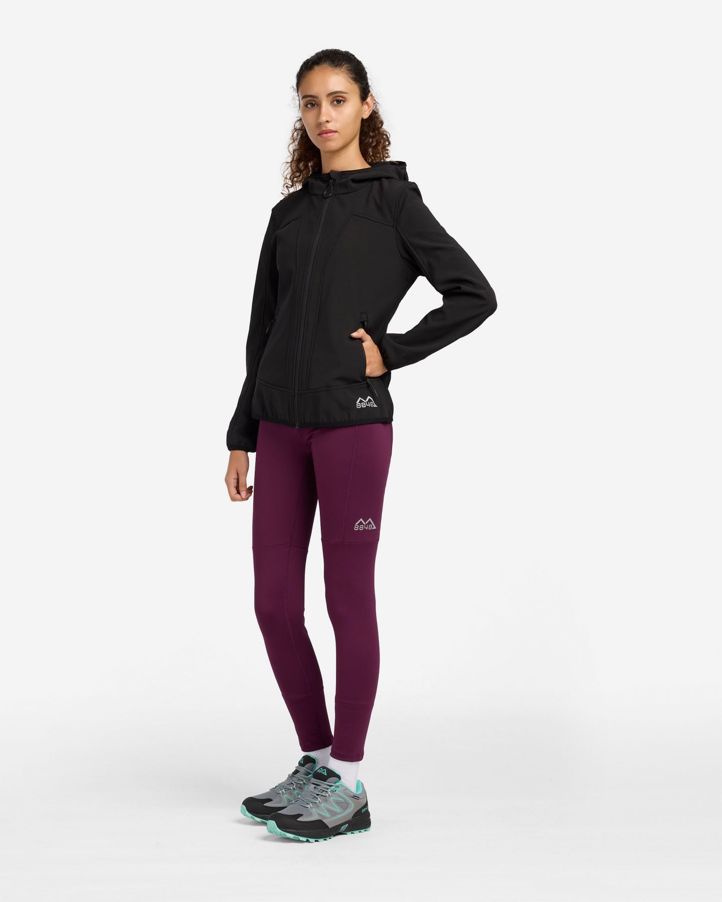 Giacca outdoor 8848 SOFTSHELL W - Nero - 4 | Cisalfa Sport