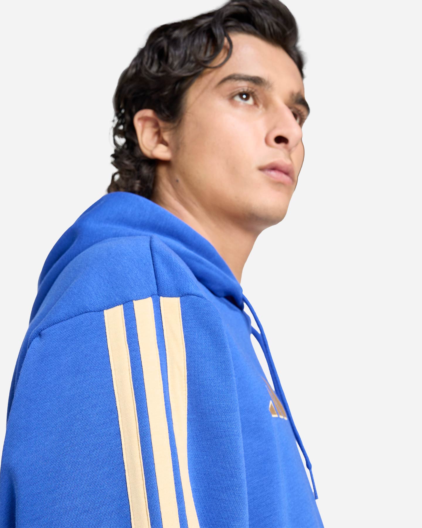 Abbigliamento calcio ufficiale ADIDAS ITALIA FIGC DNA M - Blu - 4 | Cisalfa Sport