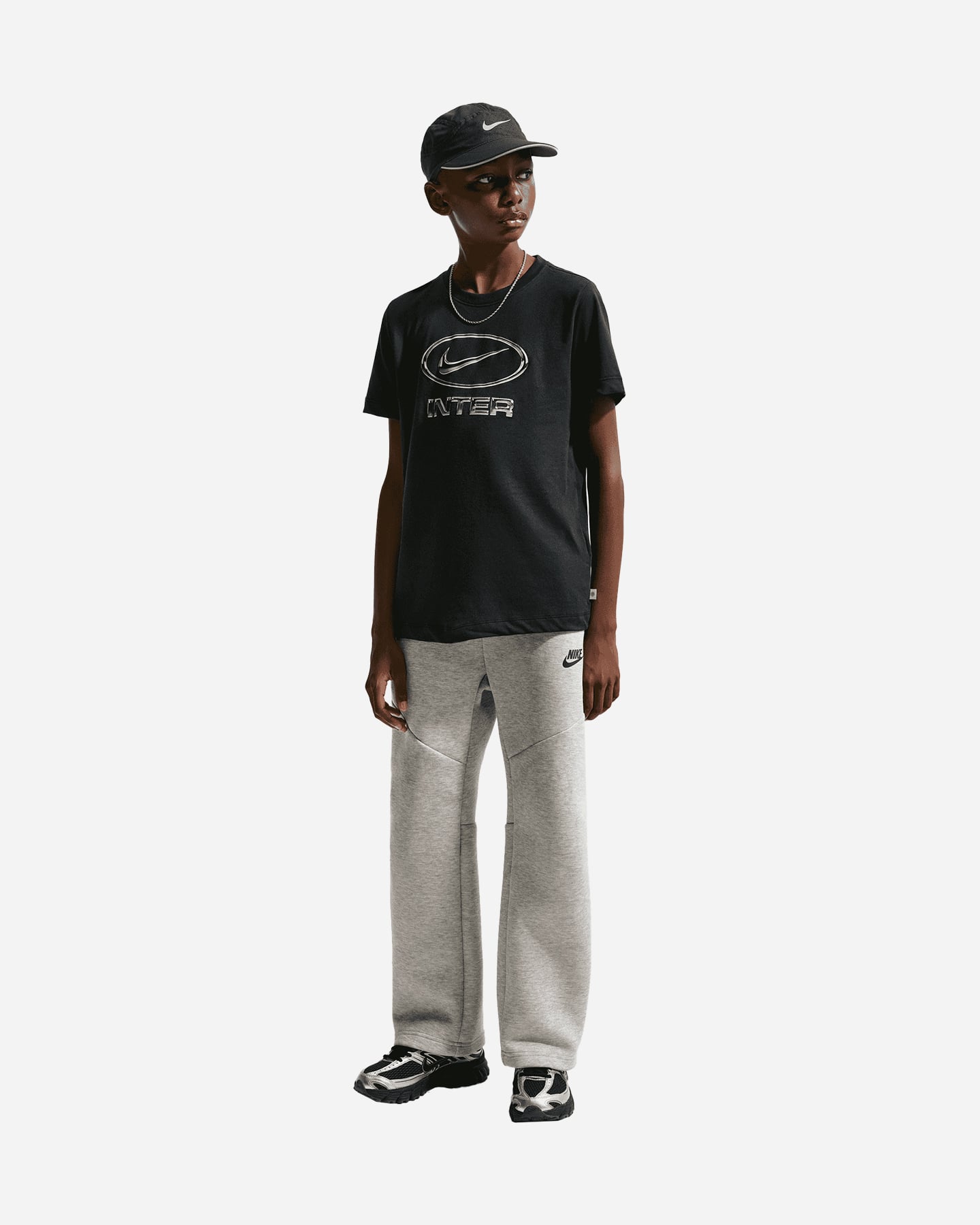 Abbigliamento calcio ufficiale NIKE INTER SWOOSH 26-27 JR - Nero - 1 | Cisalfa Sport