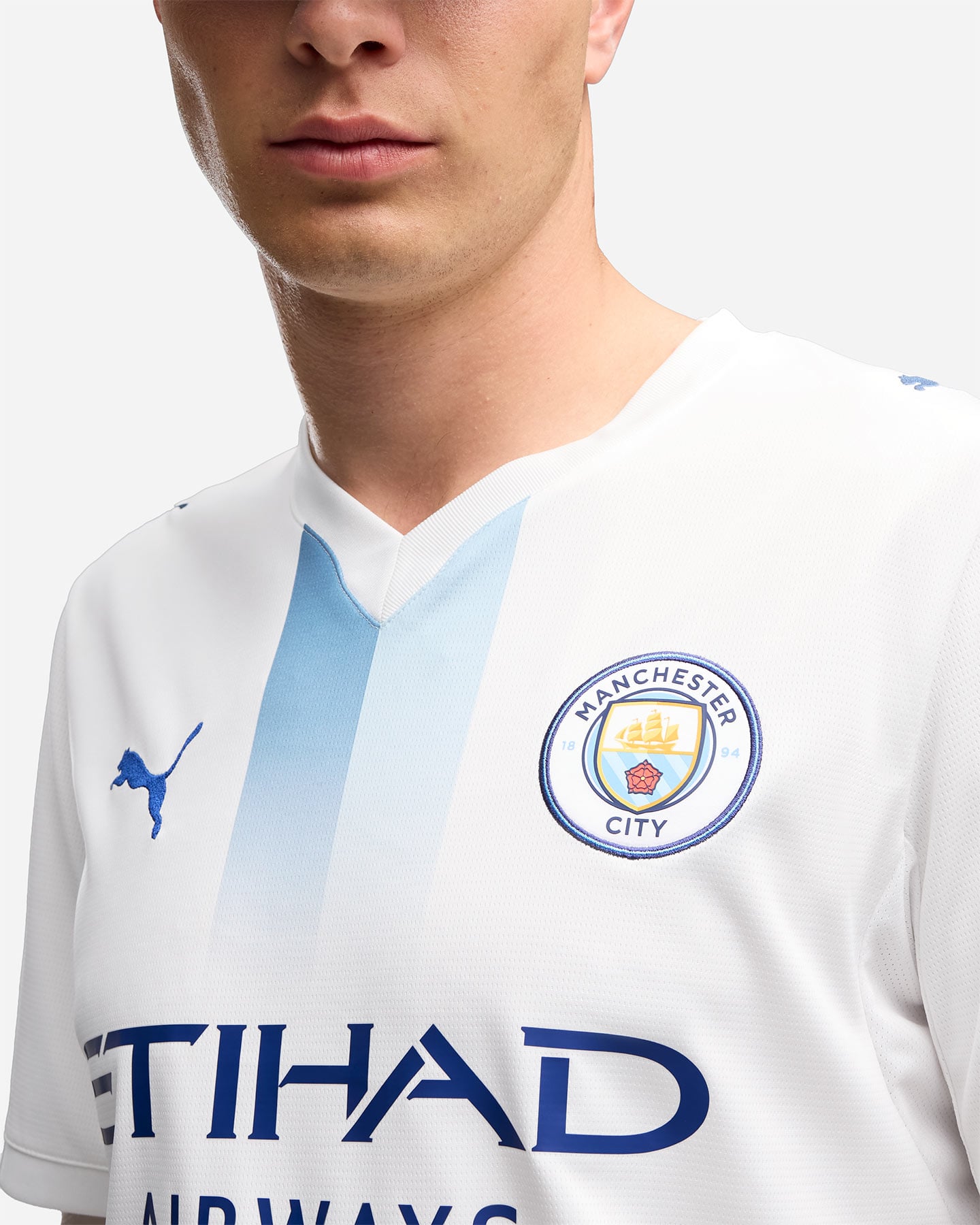 Maglia calcio ufficiale PUMA MANCHESTER CITY 3RD REPLICA M - Bianco - 5 | Cisalfa Sport
