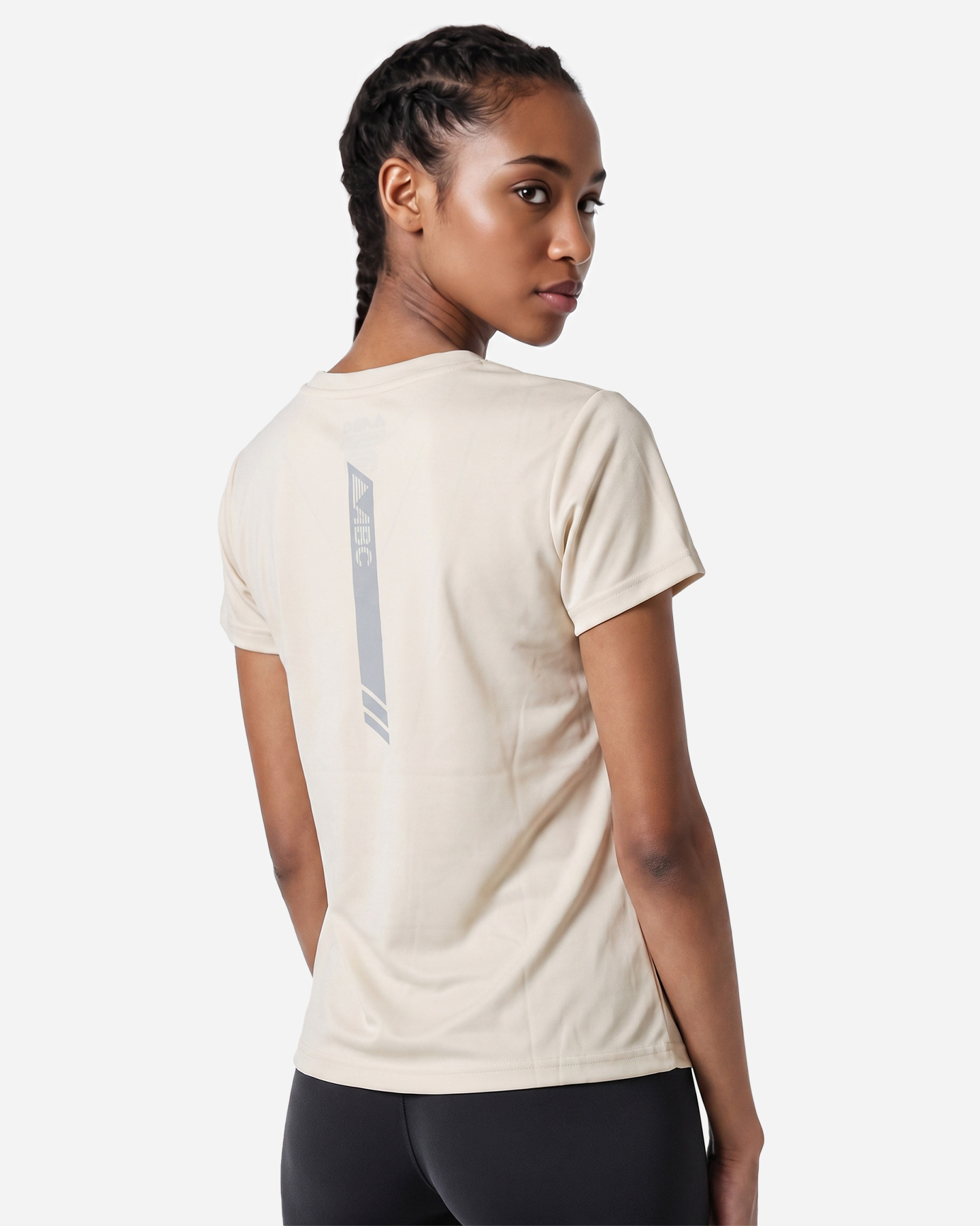T-shirt running ABC RUNNING BASIC W - Bianco - 3 | Cisalfa Sport
