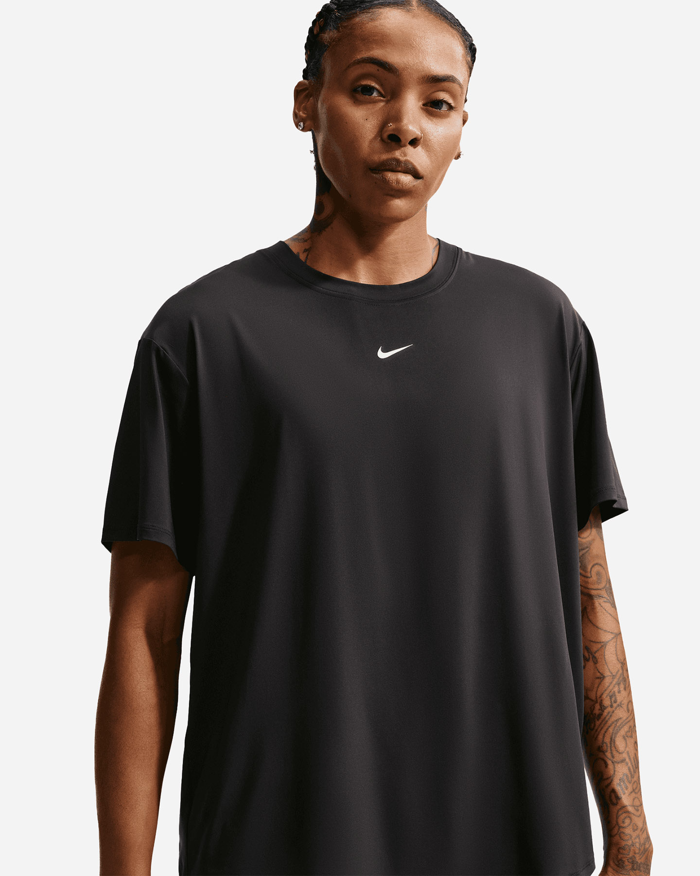 T-shirt training NIKE DRI FIT ONE W - Nero - 3 | Cisalfa Sport