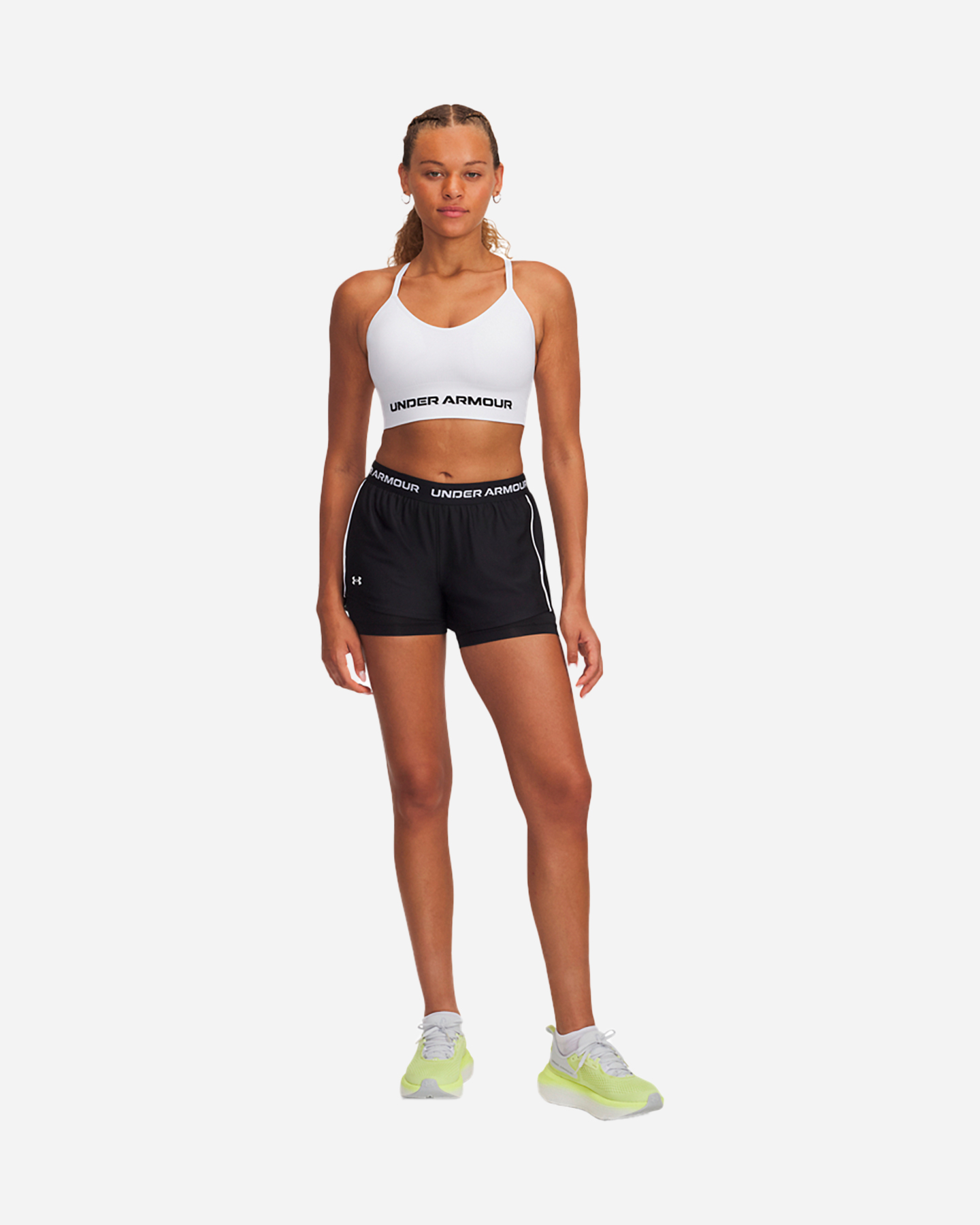 Short training UNDER ARMOUR TECH PLAY UP 2IN1 W - Nero - 2 | Cisalfa Sport