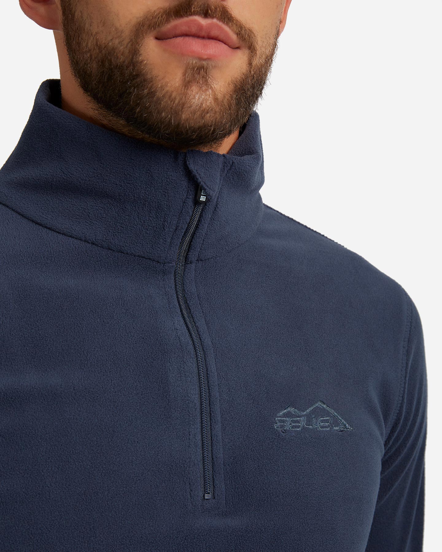 Micropile 8848 HALF ZIP M - Blu Navy - 4 | Cisalfa Sport