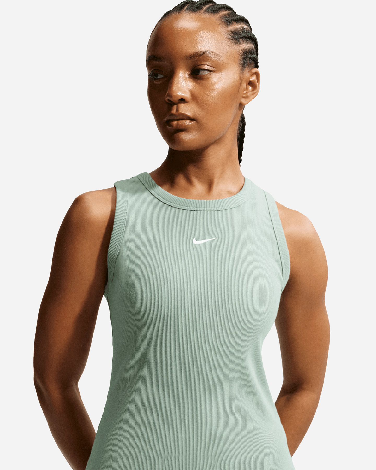Canotta NIKE COSTINA SMALL LOGO W - Verde - 3 | Cisalfa Sport