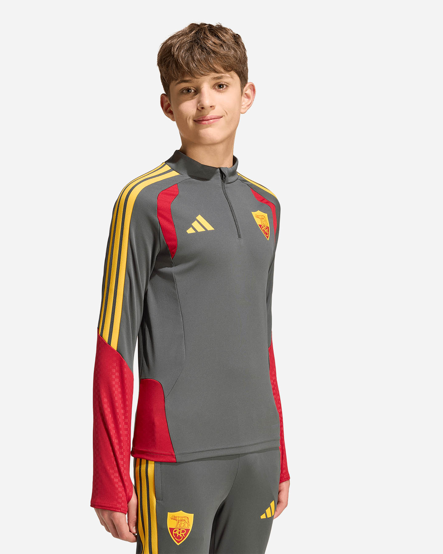 Abbigliamento calcio ufficiale ADIDAS AS ROMA TIRO26 COMPETITION 26-27 JR - Verde - 1 | Cisalfa Sport