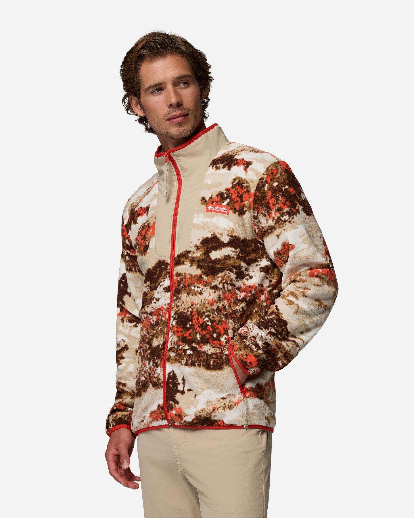 Pile COLUMBIA SEQUOIA GROVE PRINTED M - Rosso - 2 | Cisalfa Sport