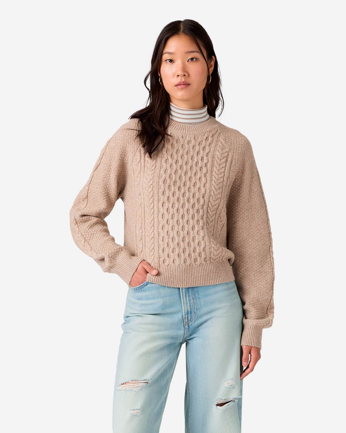 Maglione LEVI'S LOSANGHE W - Beige - 1 | Cisalfa Sport