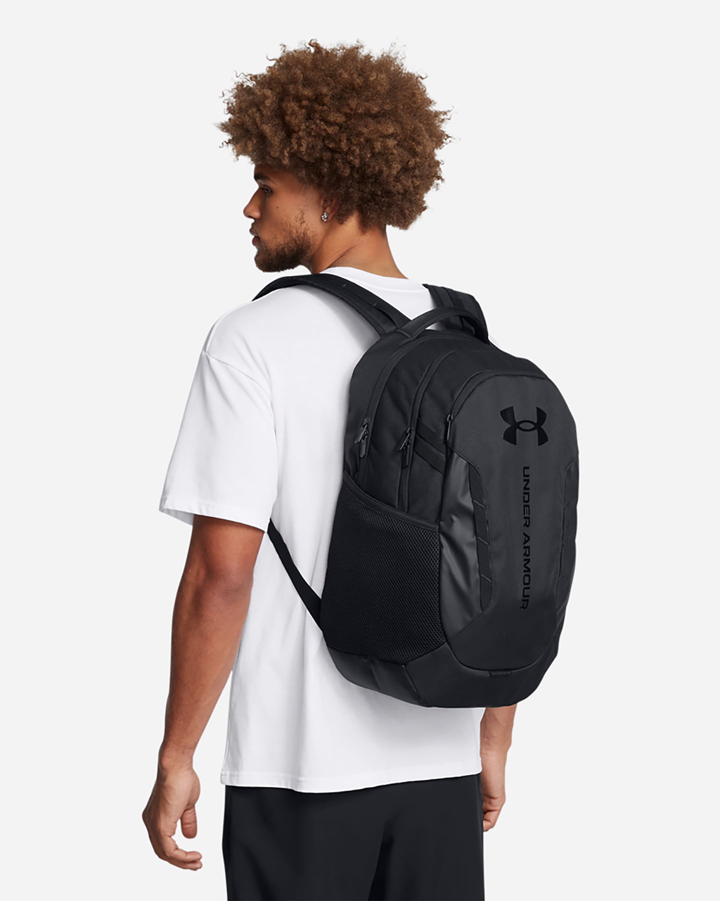 Zaino UNDER ARMOUR HUSTLE 6.0  - Nero - 2 | Cisalfa Sport