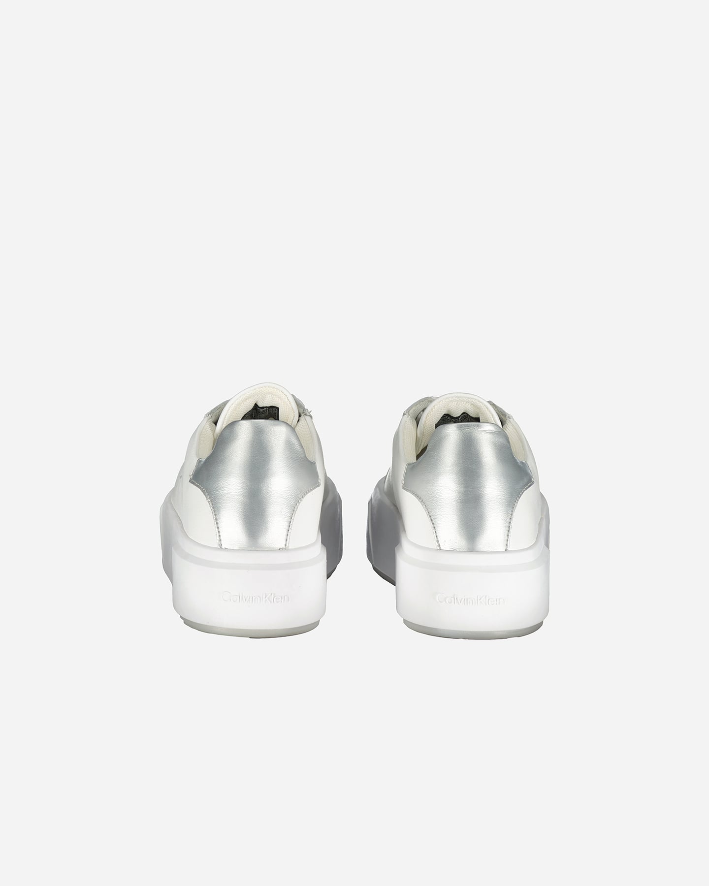 Scarpe sneakers CALVIN KLEIN JEANS FLATFORM LACE UP LTH W - Bianco - 5 | Cisalfa Sport