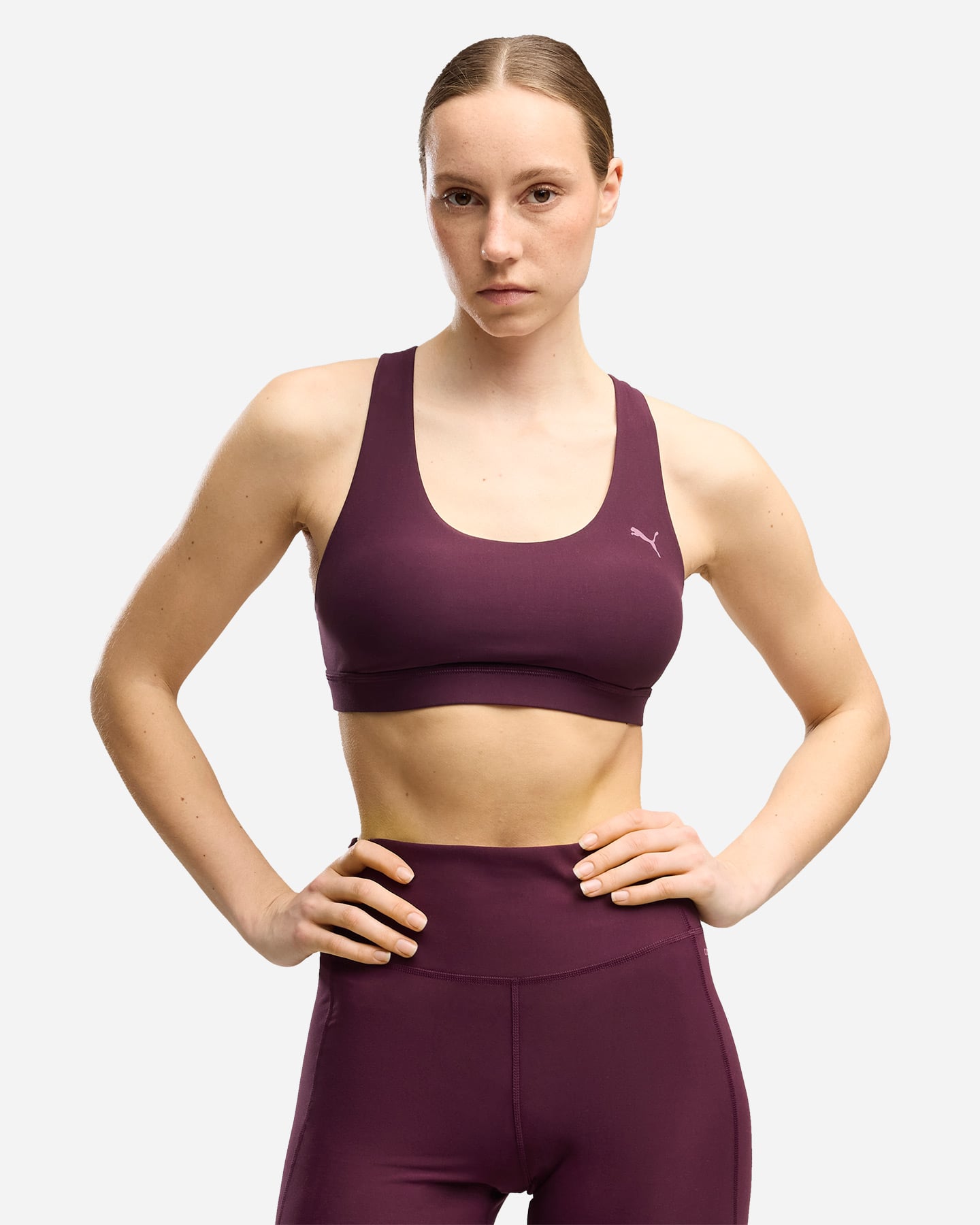 Bra training PUMA CLOUDSPUN MID W - Rosso - 2 | Cisalfa Sport