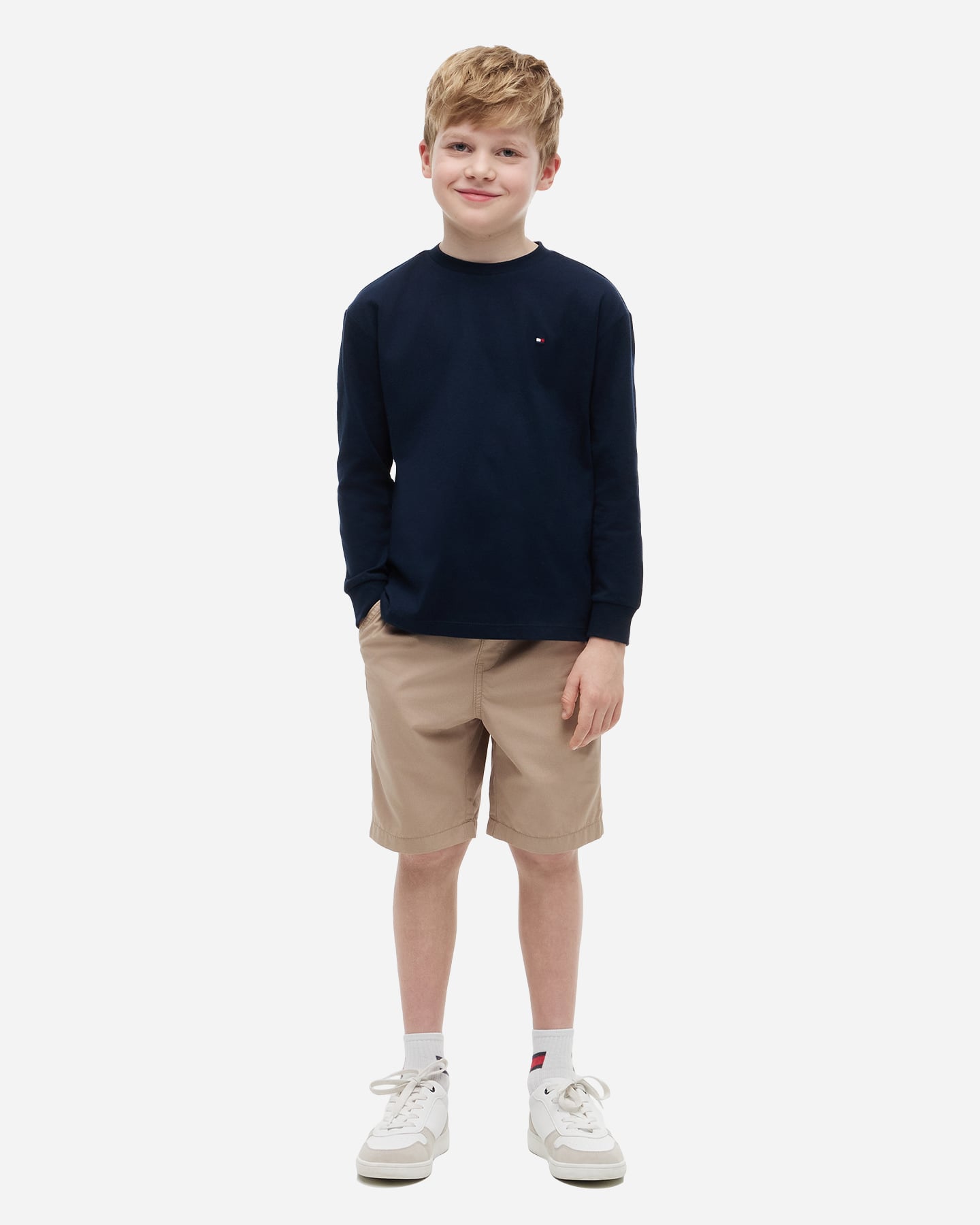 T-shirt TOMMY HILFIGER SMALL LOGO JR - Blu - 3 | Cisalfa Sport