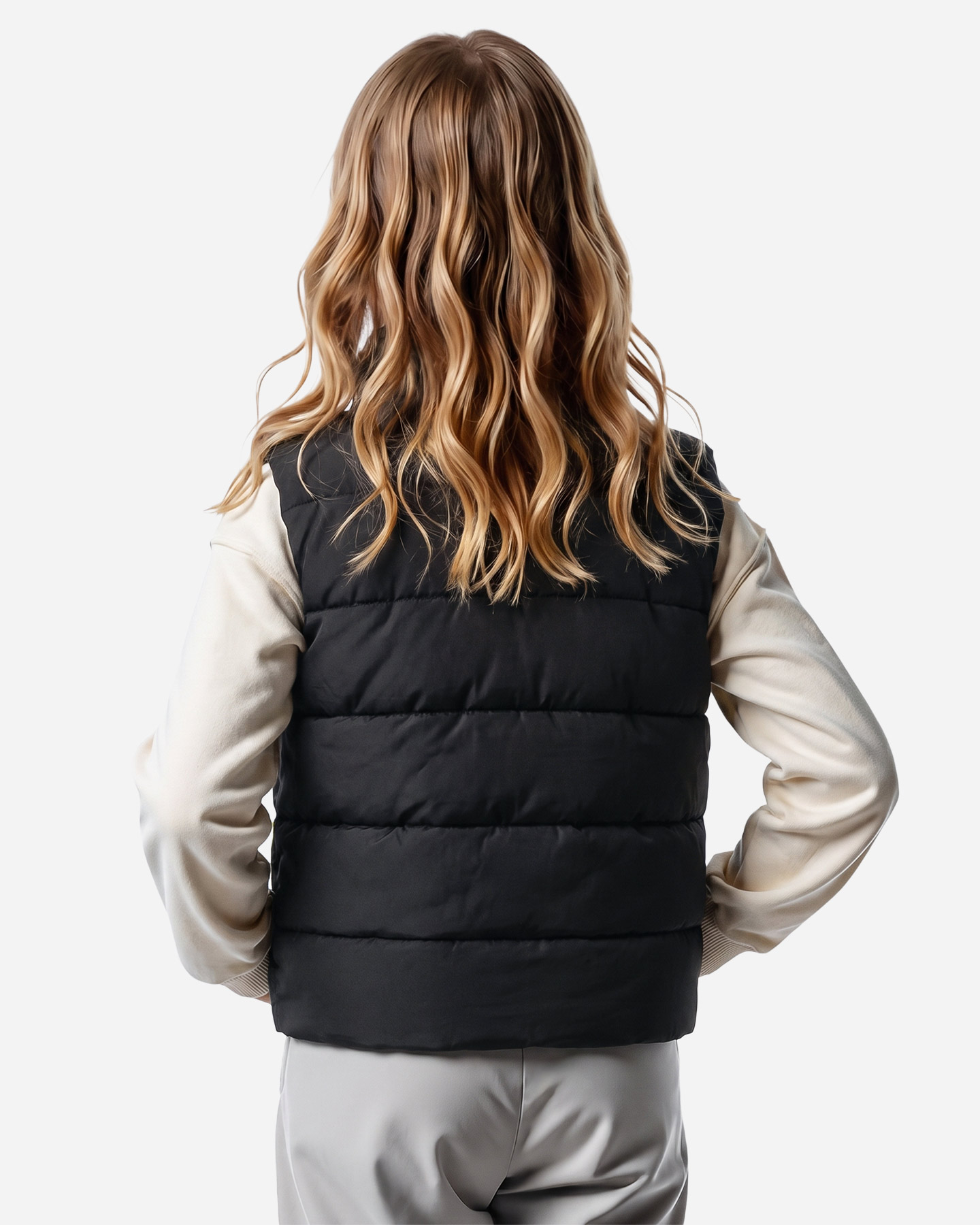 Gilet MIA M BASIC JR - Nero - 3 | Cisalfa Sport